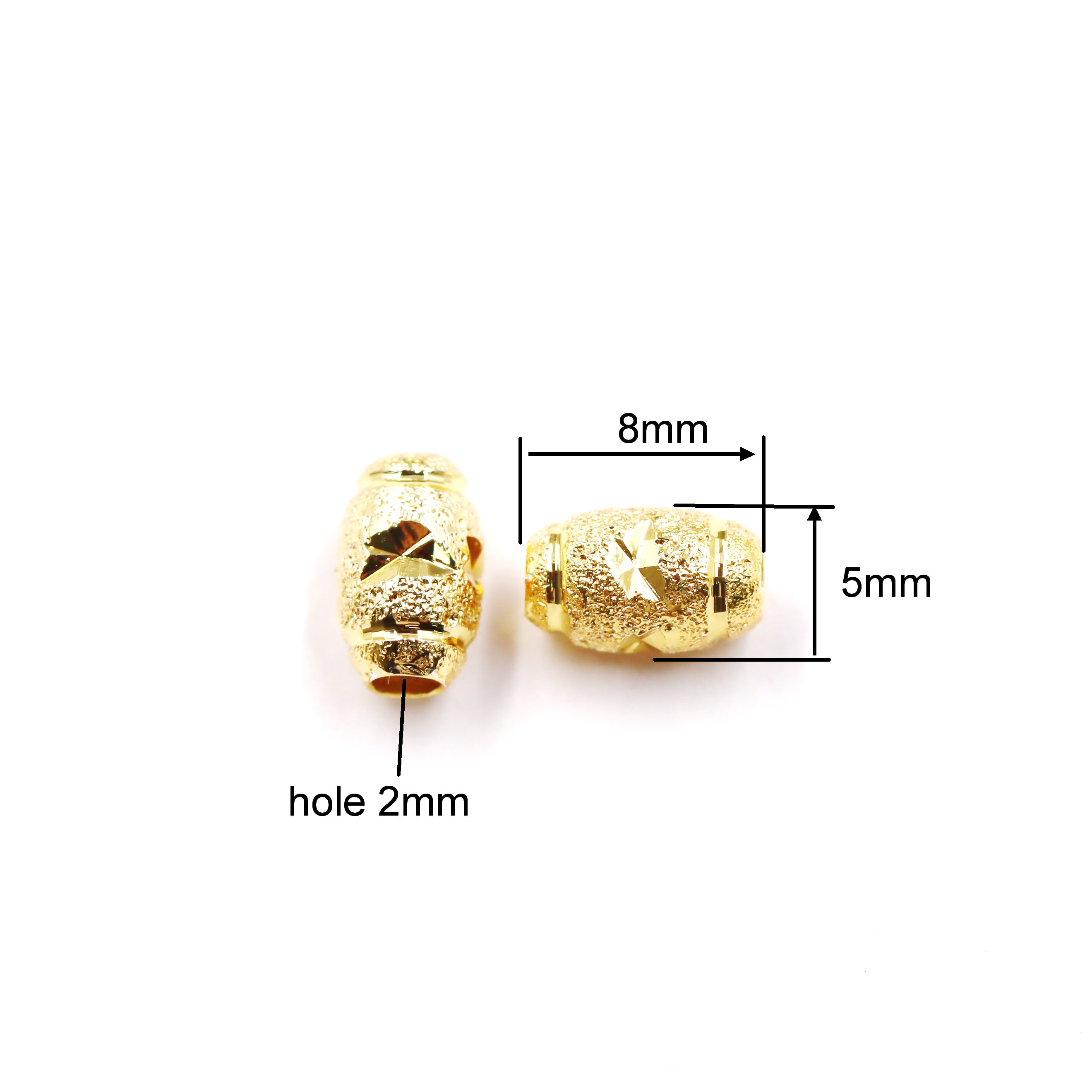 Malahill excellent quality brass beads for jewelry making, sold per box 50 pieces inside