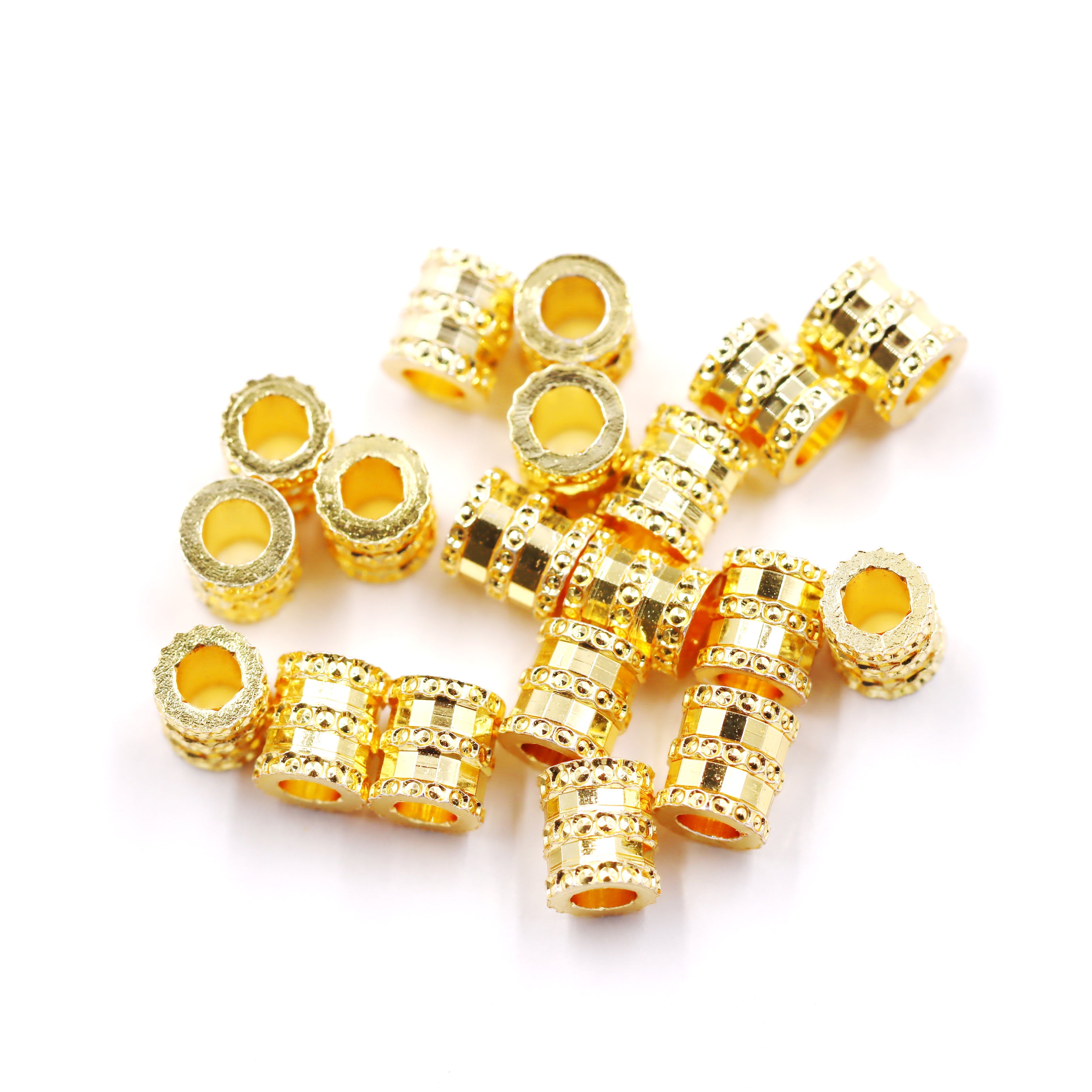 Malahill excellent quality brass beads for jewelry making, sold per box 50 pieces inside