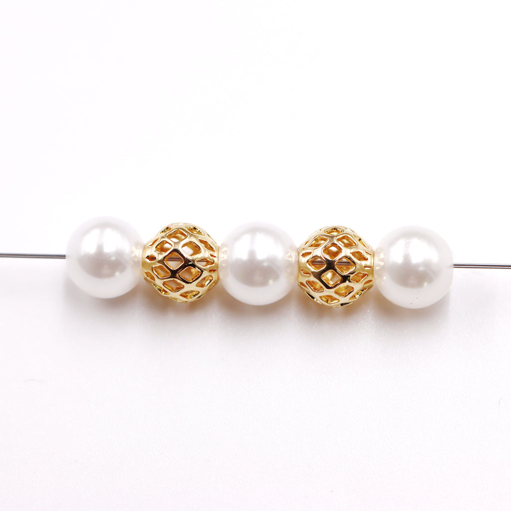 Malahill Excellent Quality Brass Beads for Jewelry Making, sold per box 100 pieces inside