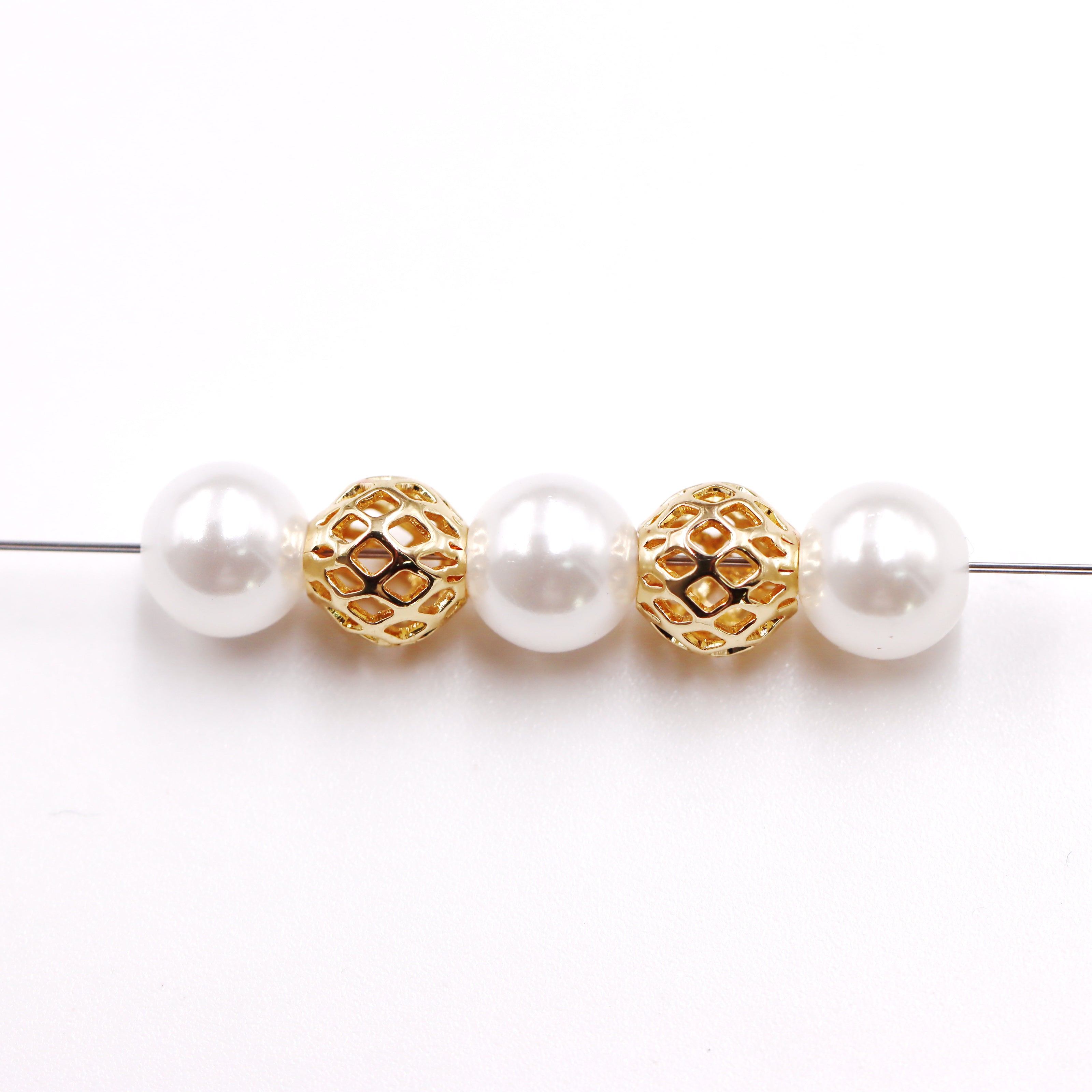 Malahill Excellent Quality Brass Beads for Jewelry Making, sold per box 100 pieces inside