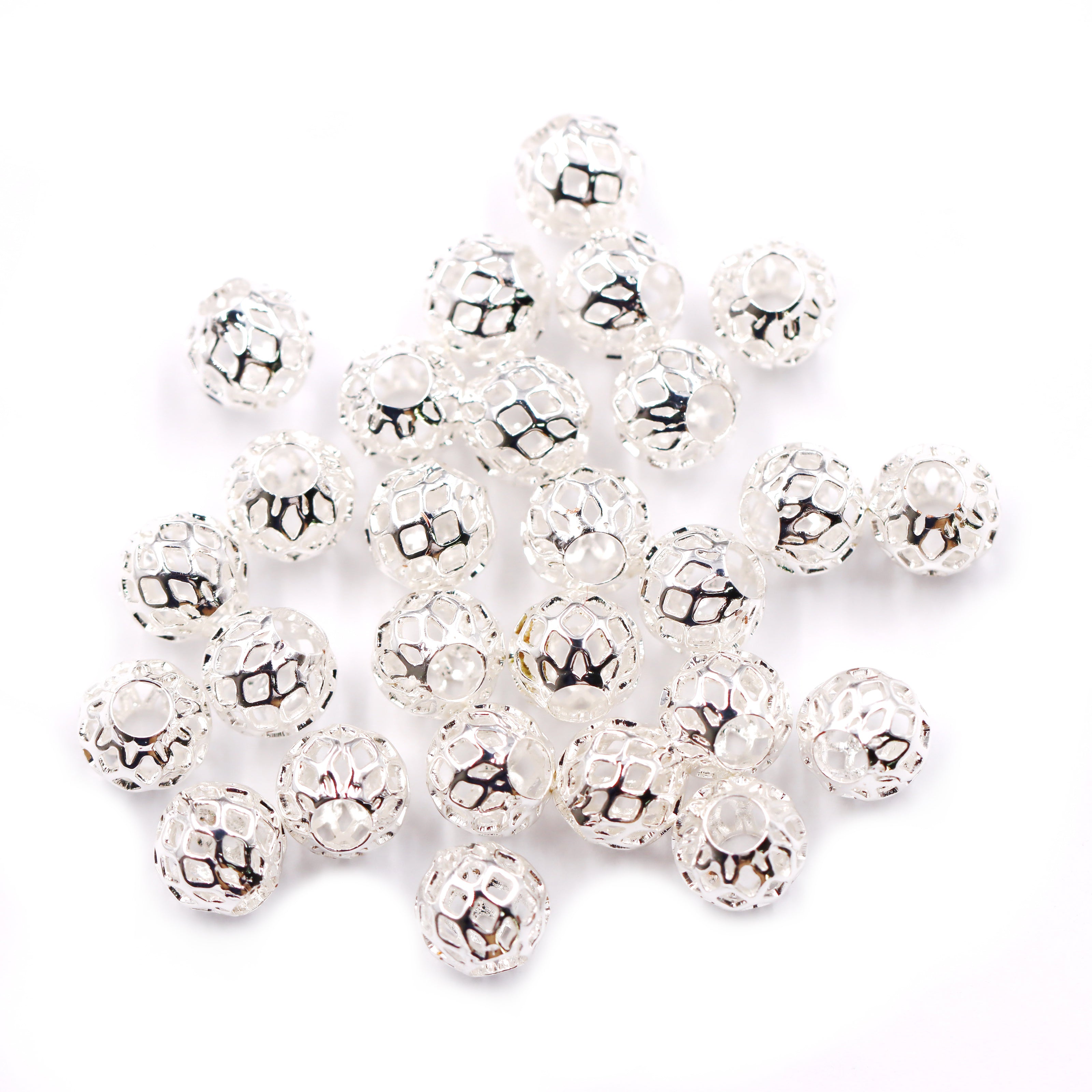 Malahill Excellent Quality Brass Beads for Jewelry Making, sold per box 100 pieces inside