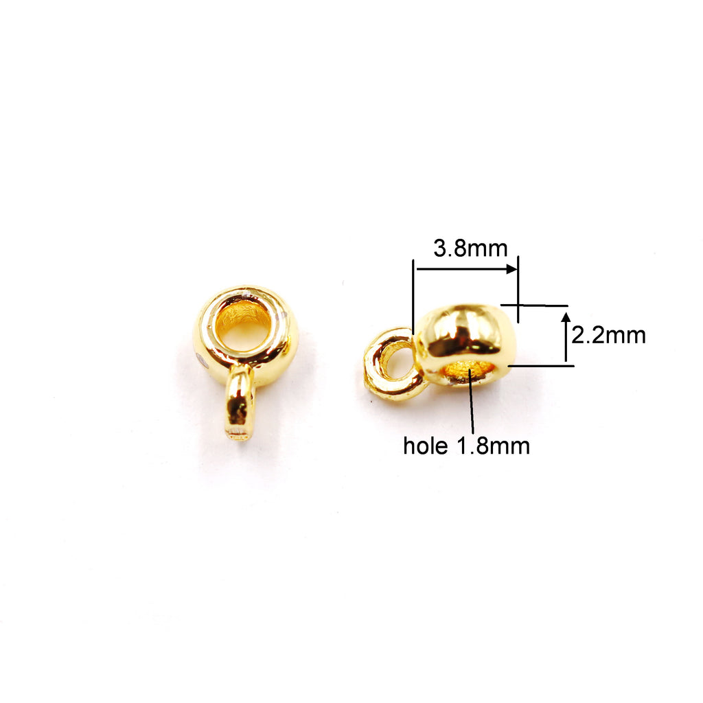 Malahill excellent quality jewelry findings bail for jewelry necklace bracelet making, sold 60 pieces per bag