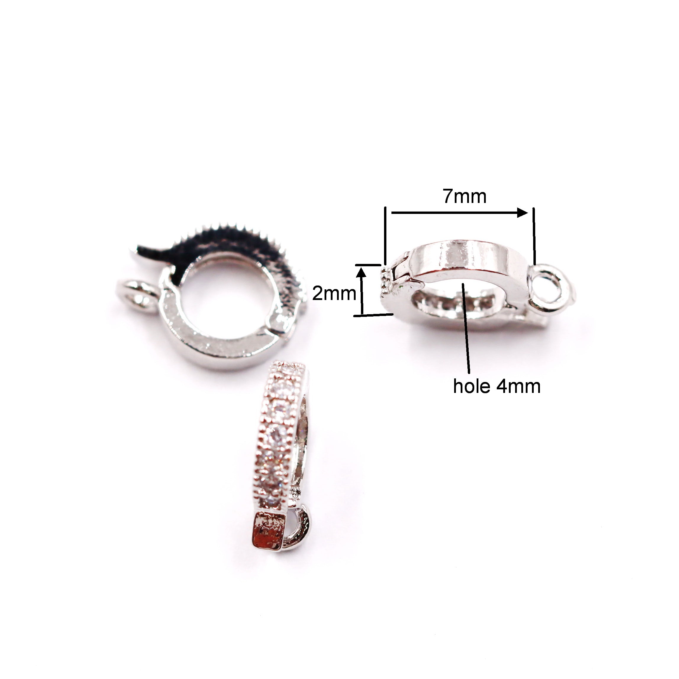 Malahill excellent quality jewelry findings bail for jewelry necklace bracelet making, sold 10 pieces per bag