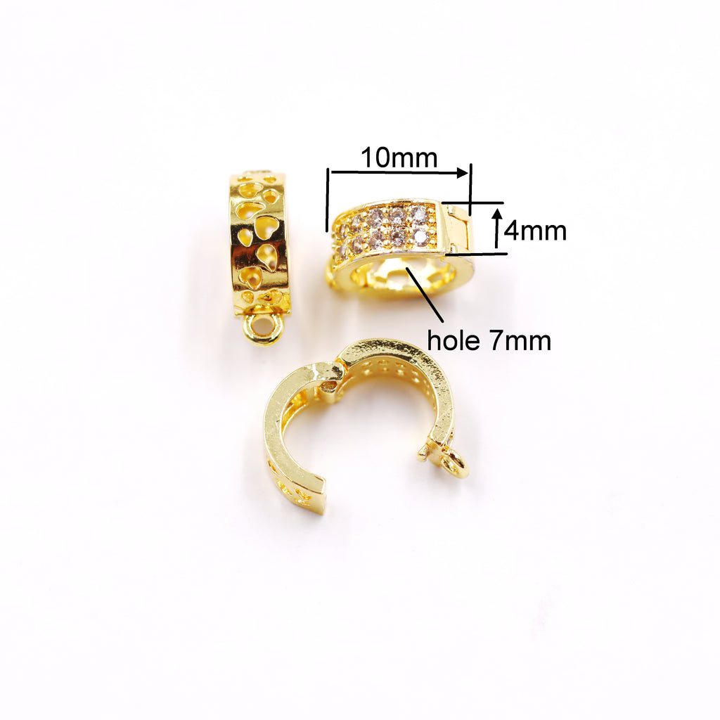 Malahill excellent quality jewelry findings bail for jewelry necklace bracelet making, sold 10 pieces per bag