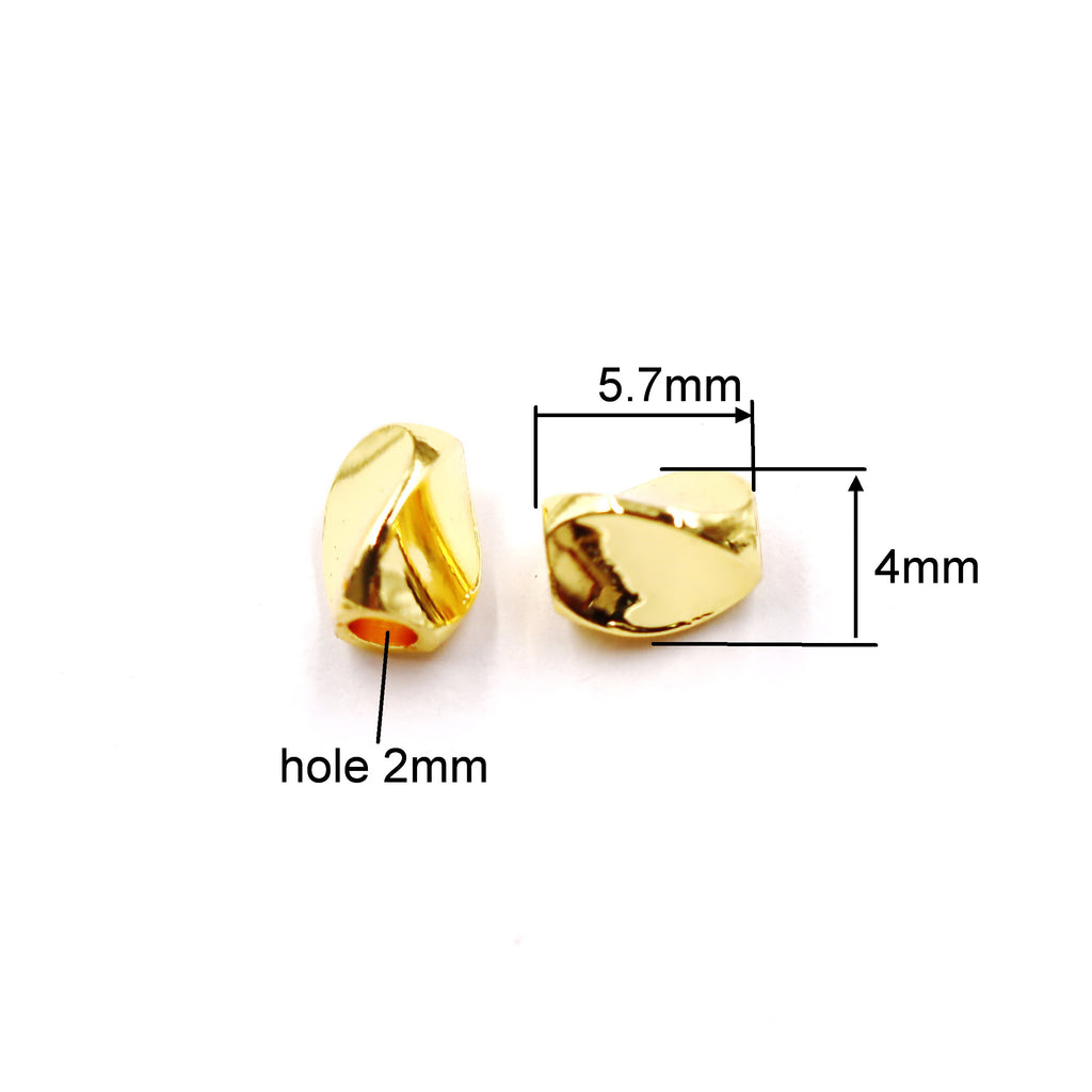 Malahill excellent quality brass beads for jewelry making, sold per box 50 pieces inside