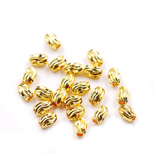 Malahill excellent quality brass beads for jewelry making, sold per box 50 pieces inside