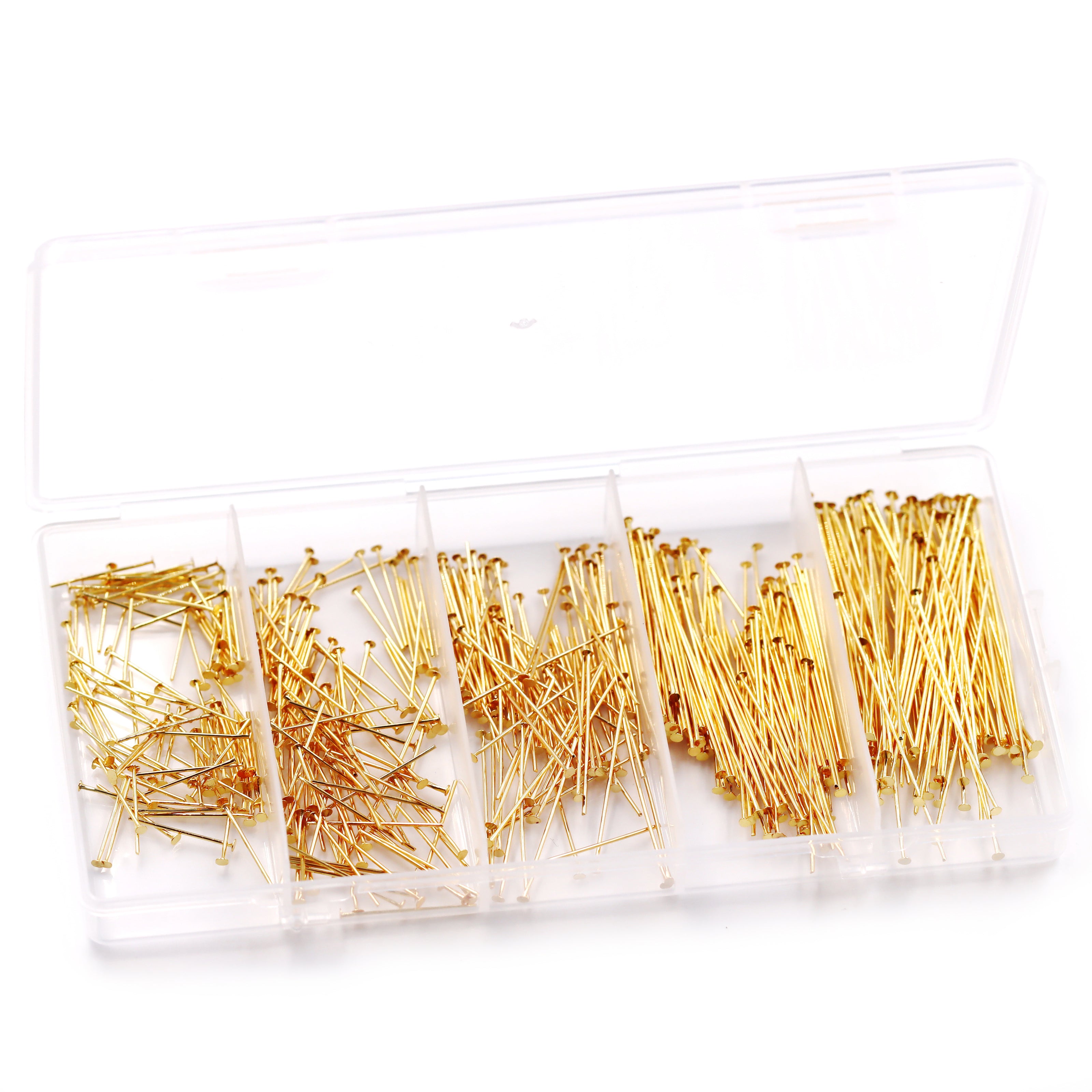 Malahill excellent quality jewelry findings 500pcs head pins for jewelry making 16-50mm