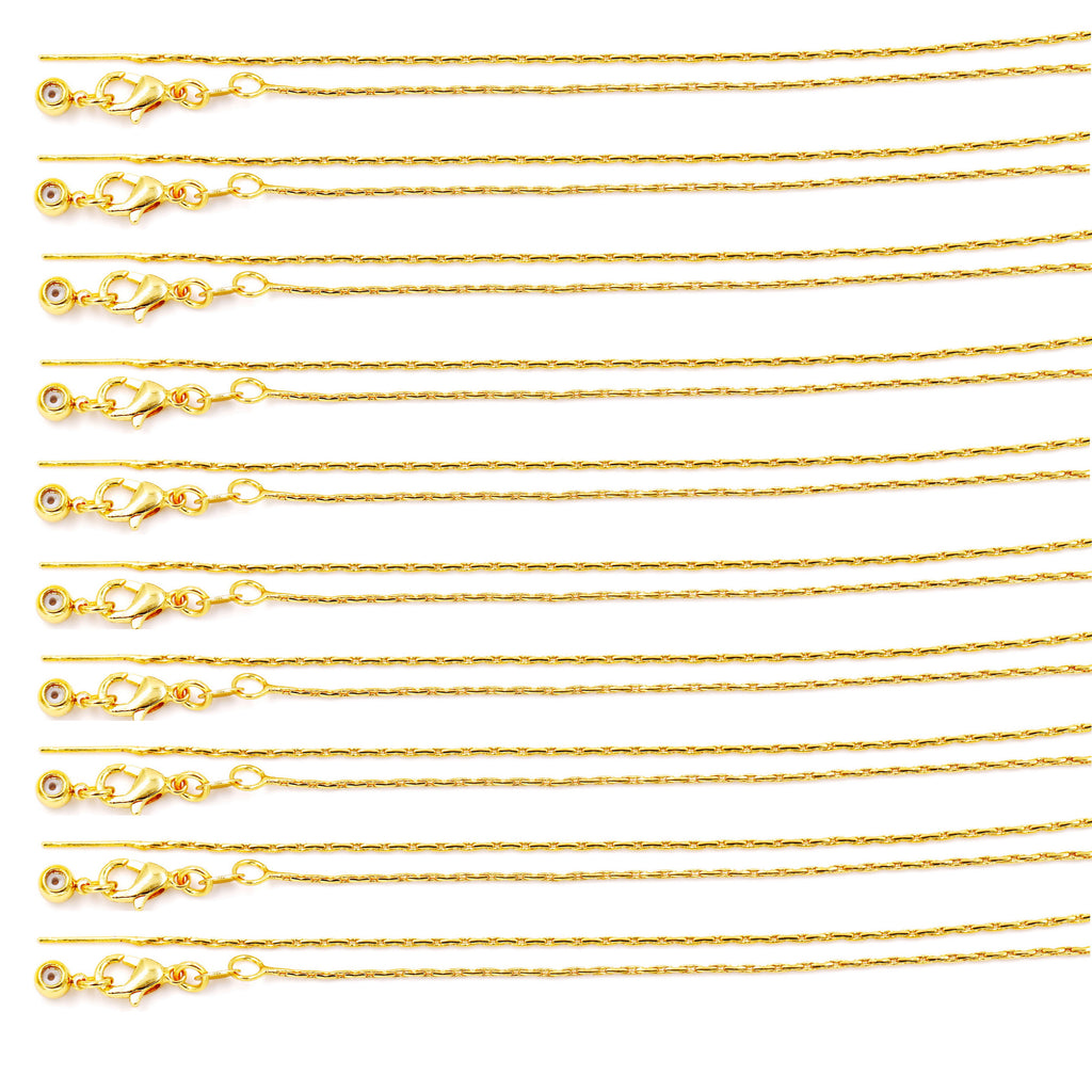 Malahill excellent quality jewelry findings chains for jewelry necklace making, 1.2mm*45cm bamboo chain with omnipotent clasp, sold 10 pieces per box