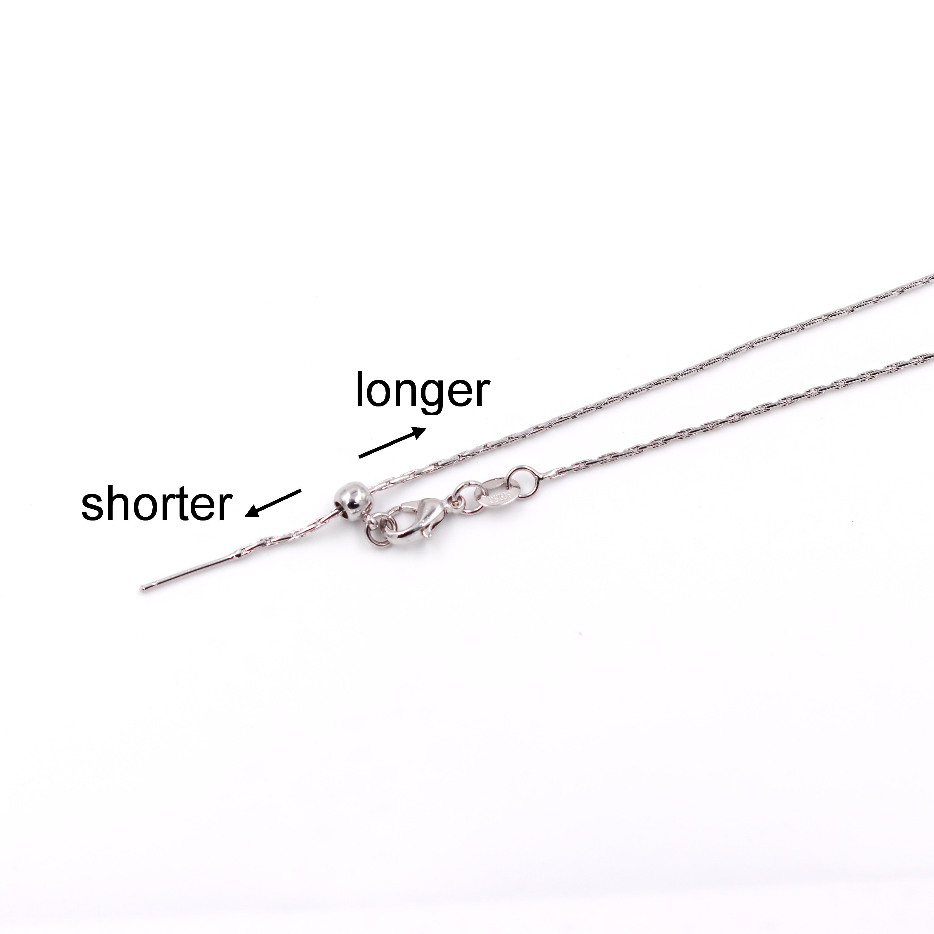 Malahill excellent quality jewelry findings chains for jewelry necklace making, 1.2mm*45cm bamboo chain with omnipotent clasp, sold 10 pieces per box