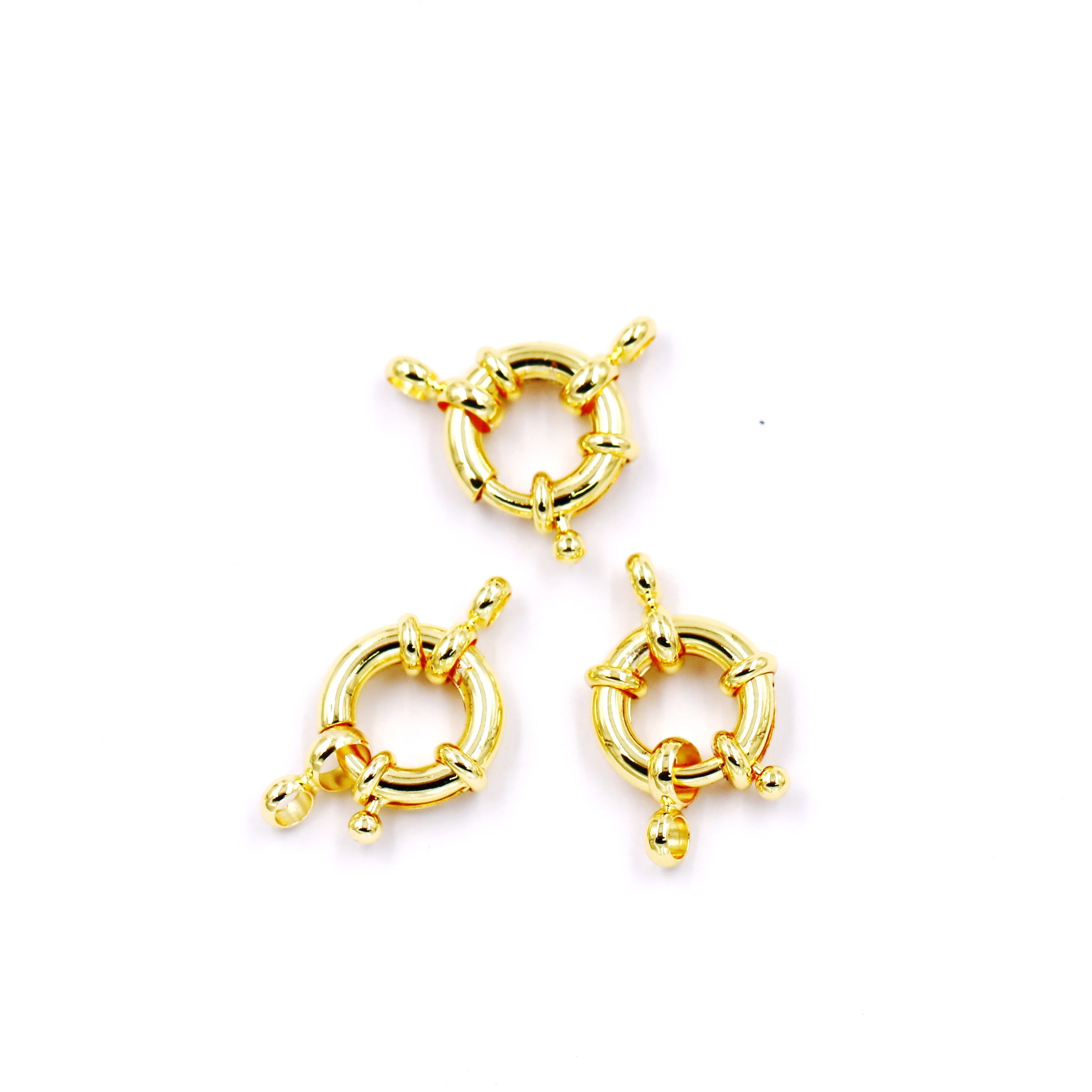 Malahill Excellent Quality Jewelry Accesory 30 Pieces Wheel Clasp for Jewelry making