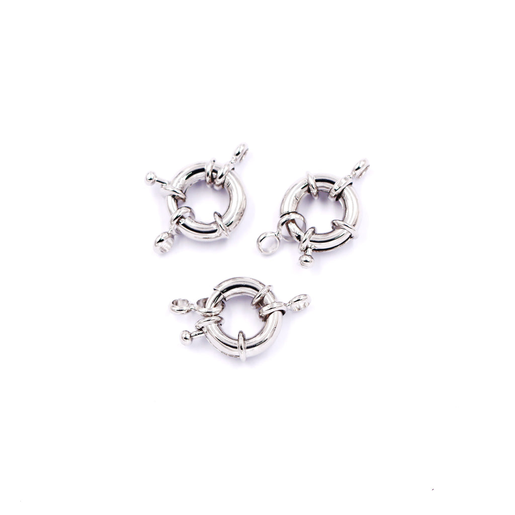 Malahill Excellent Quality Jewelry Accesory 30 Pieces Wheel Clasp for Jewelry making