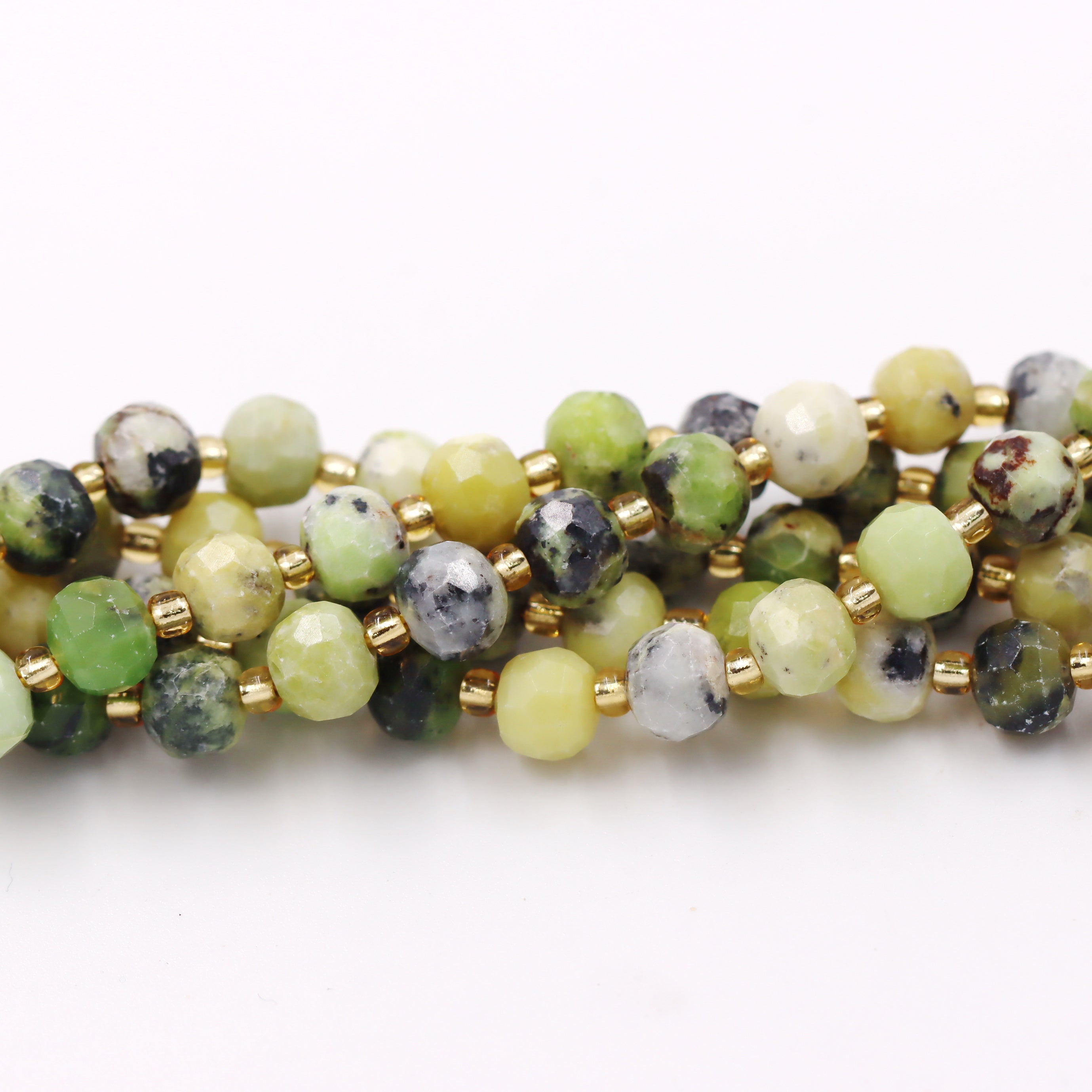 Malahill faceted rondelle gemstone for jewelry making, sold per bag 5 strands inside, Australia Jade beads