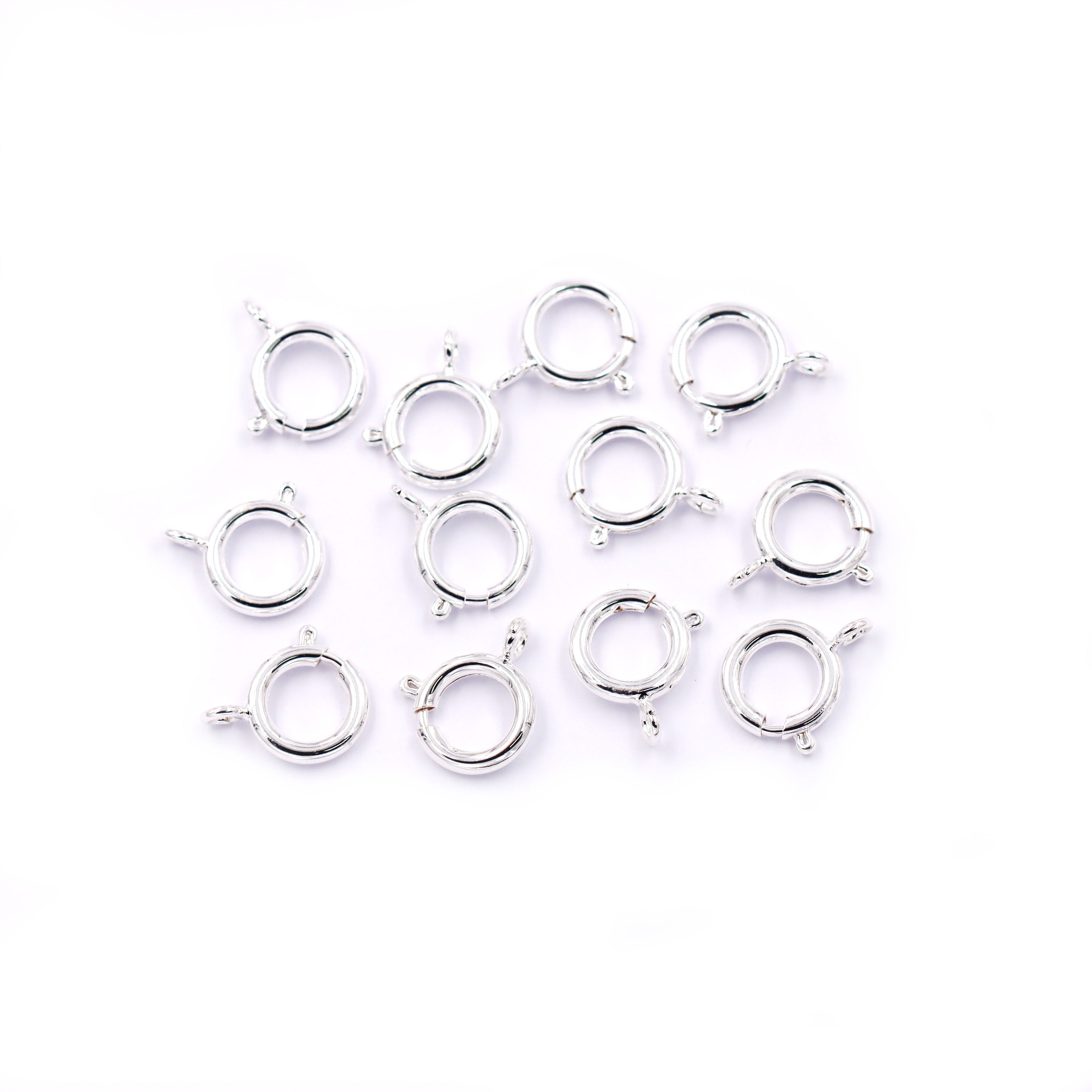 Malahill Excellent Quality Jewelry Accesory 40 Pieces Ring Clasp for Jewelry making