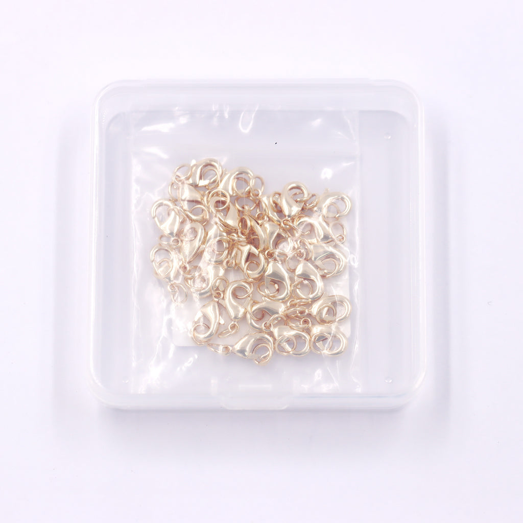 Malahill Excellent Quality Jewelry Accesory 30 Pieces Lobster Clasp With Close Ring for Jewelry making