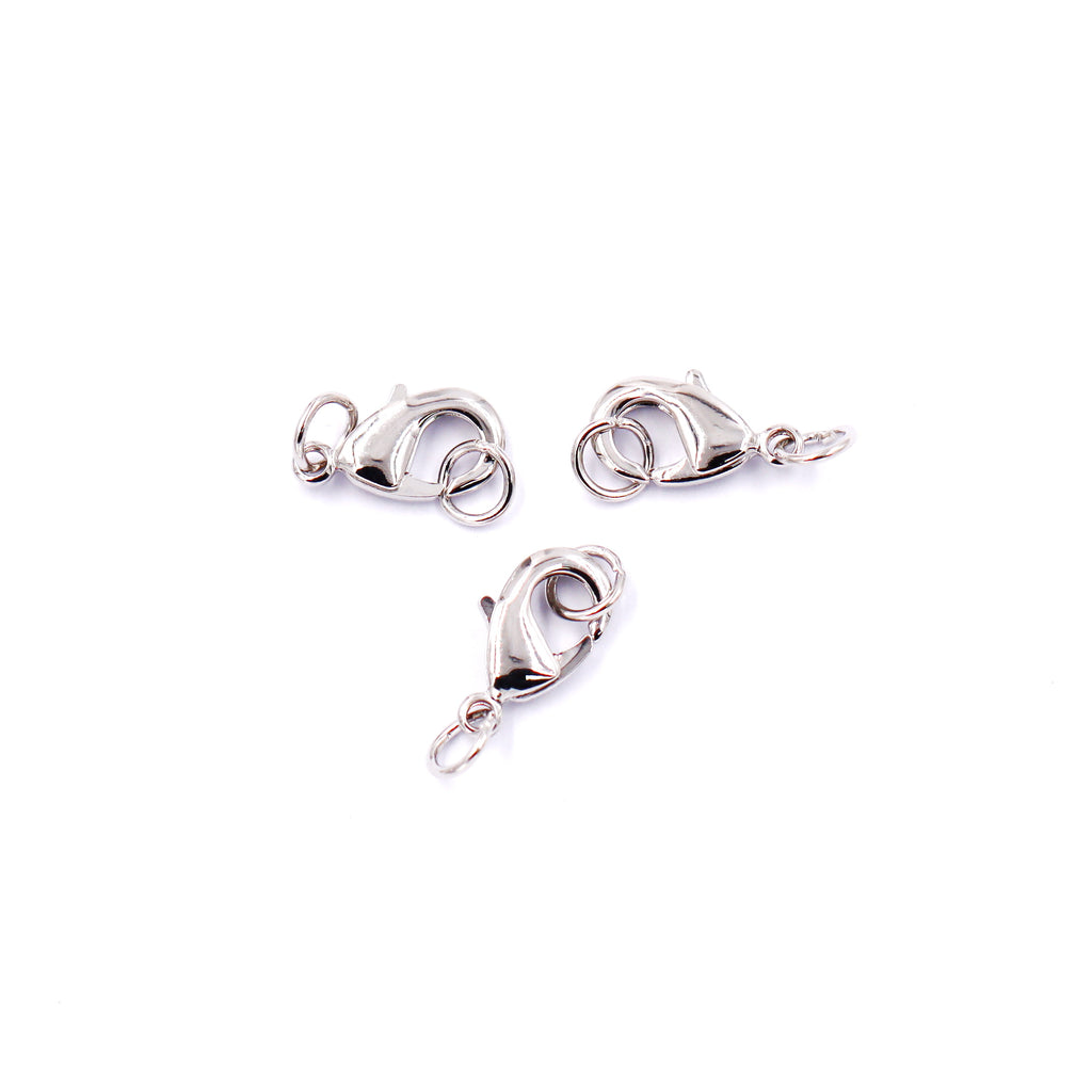 Malahill Excellent Quality Jewelry Accesory 30 Pieces Lobster Clasp With Close Ring for Jewelry making