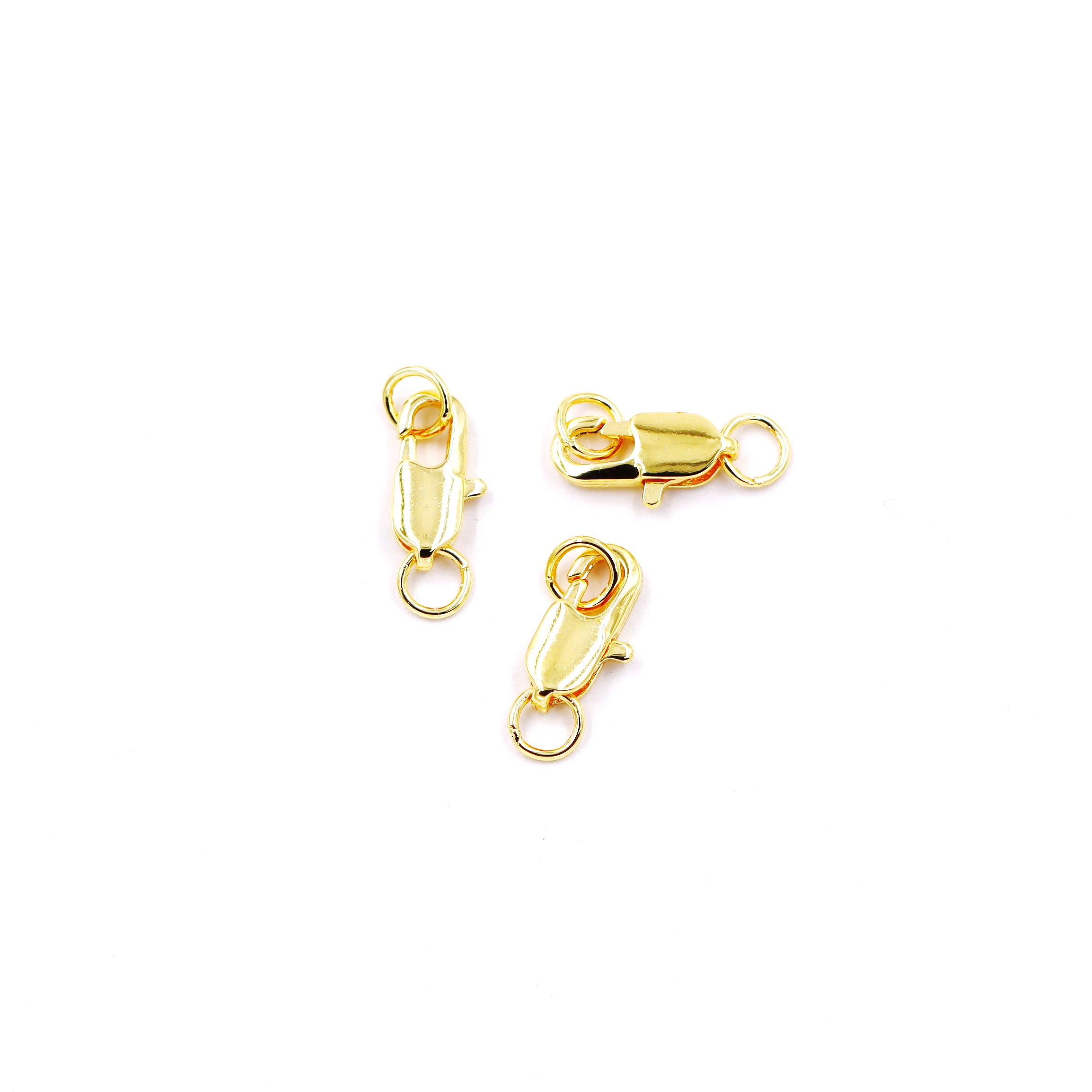 Malahill Excellent Quality Jewelry Accesory 30 Pieces Fish Tail Clasp With Close Ring for Jewelry making