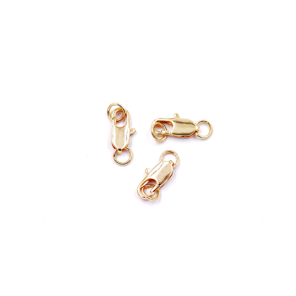 Malahill Excellent Quality Jewelry Accesory 30 Pieces Fish Tail Clasp With Close Ring for Jewelry making