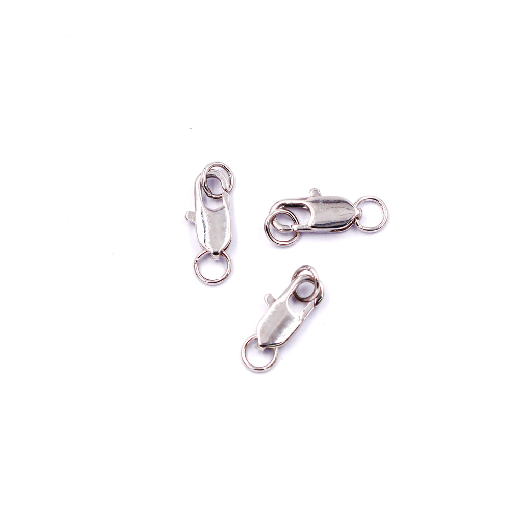 Malahill Excellent Quality Jewelry Accesory 30 Pieces Fish Tail Clasp With Close Ring for Jewelry making