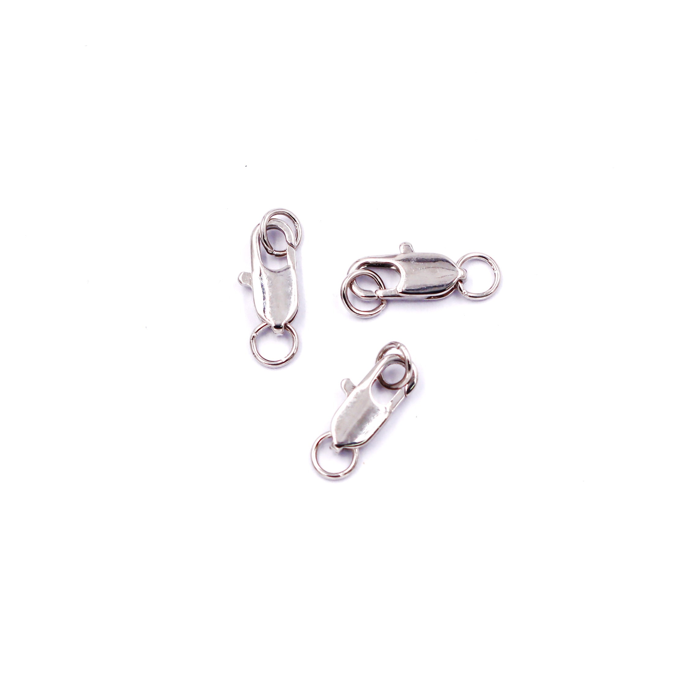 Malahill Excellent Quality Jewelry Accesory 30 Pieces Fish Tail Clasp With Close Ring for Jewelry making