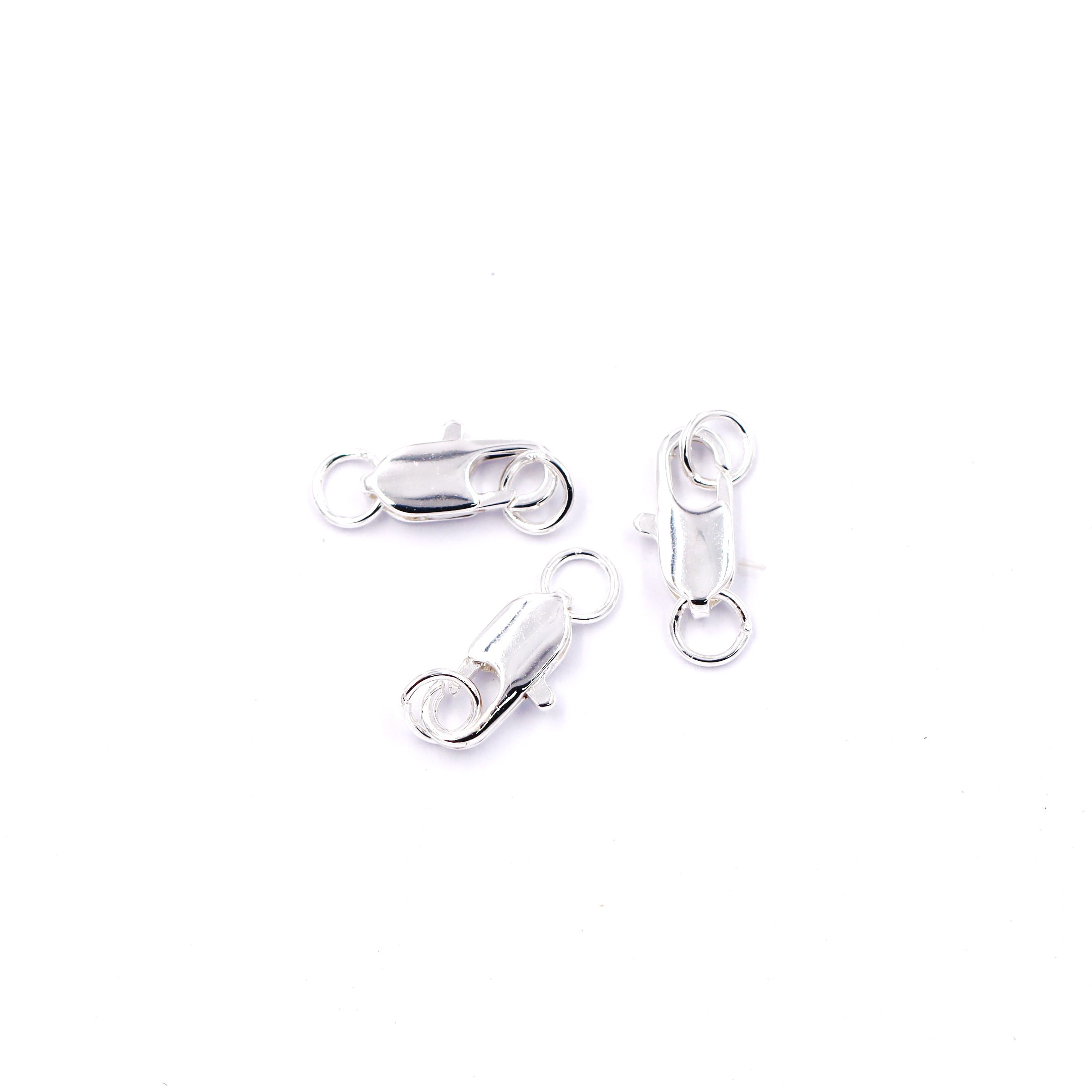 Malahill Excellent Quality Jewelry Accesory 30 Pieces Fish Tail Clasp With Close Ring for Jewelry making