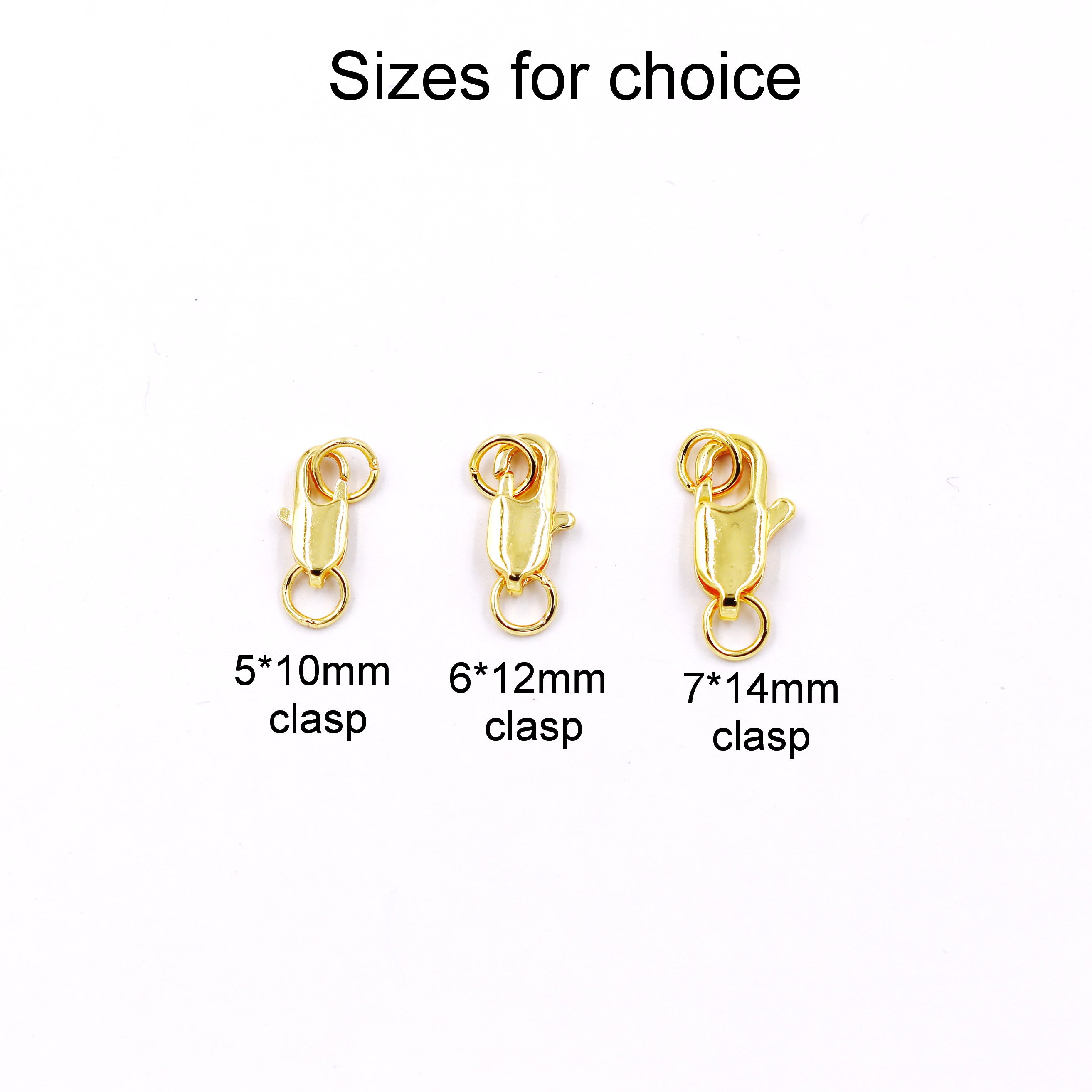 Malahill Excellent Quality Jewelry Accesory 30 Pieces Fish Tail Clasp With Close Ring for Jewelry making