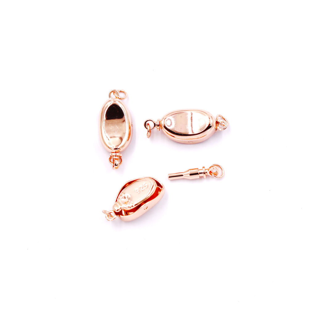 Malahill Excellent Quality Jewelry Accesory 30 Sets Oval Clasp for Jewelry making