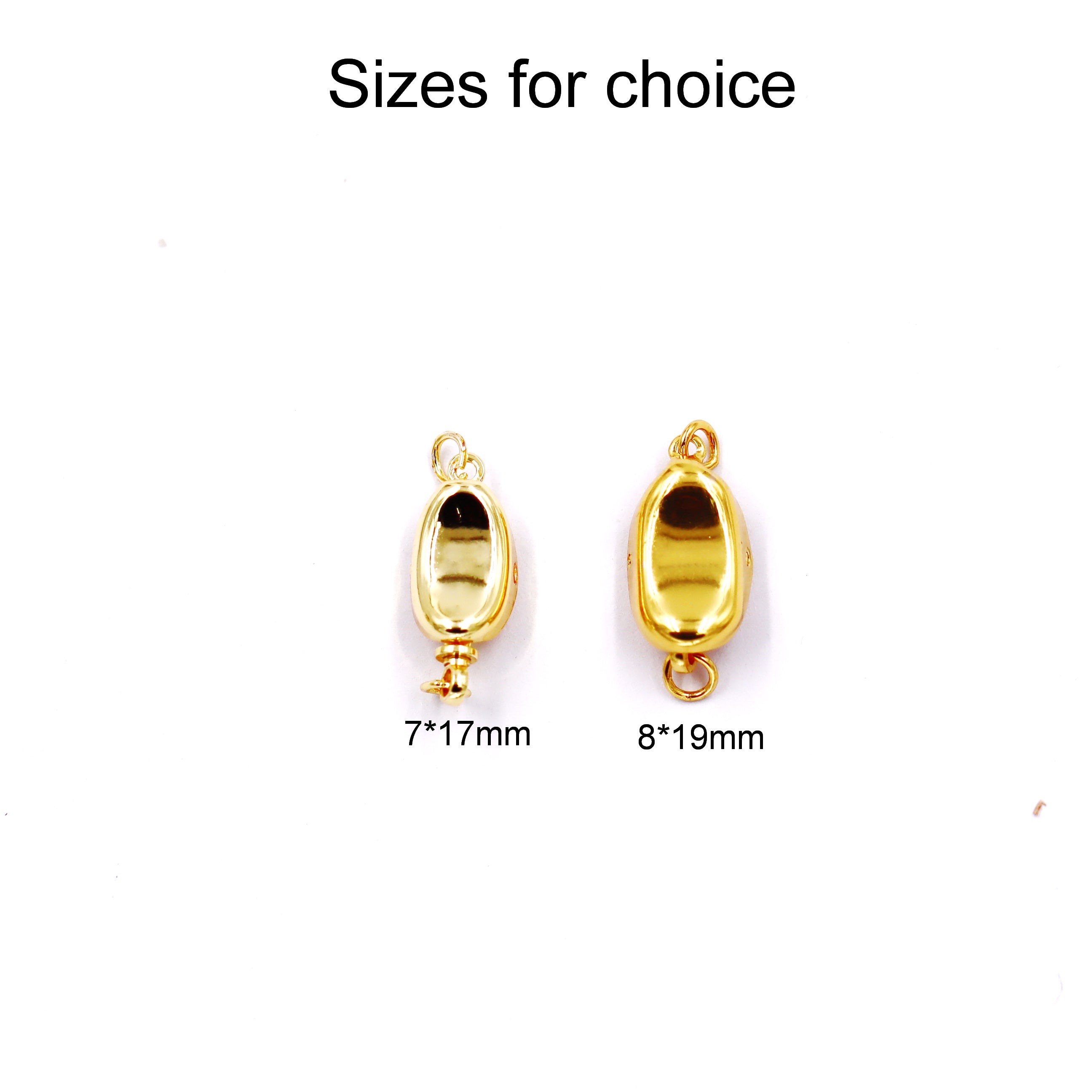 Malahill Excellent Quality Jewelry Accesory 30 Sets Oval Clasp for Jewelry making