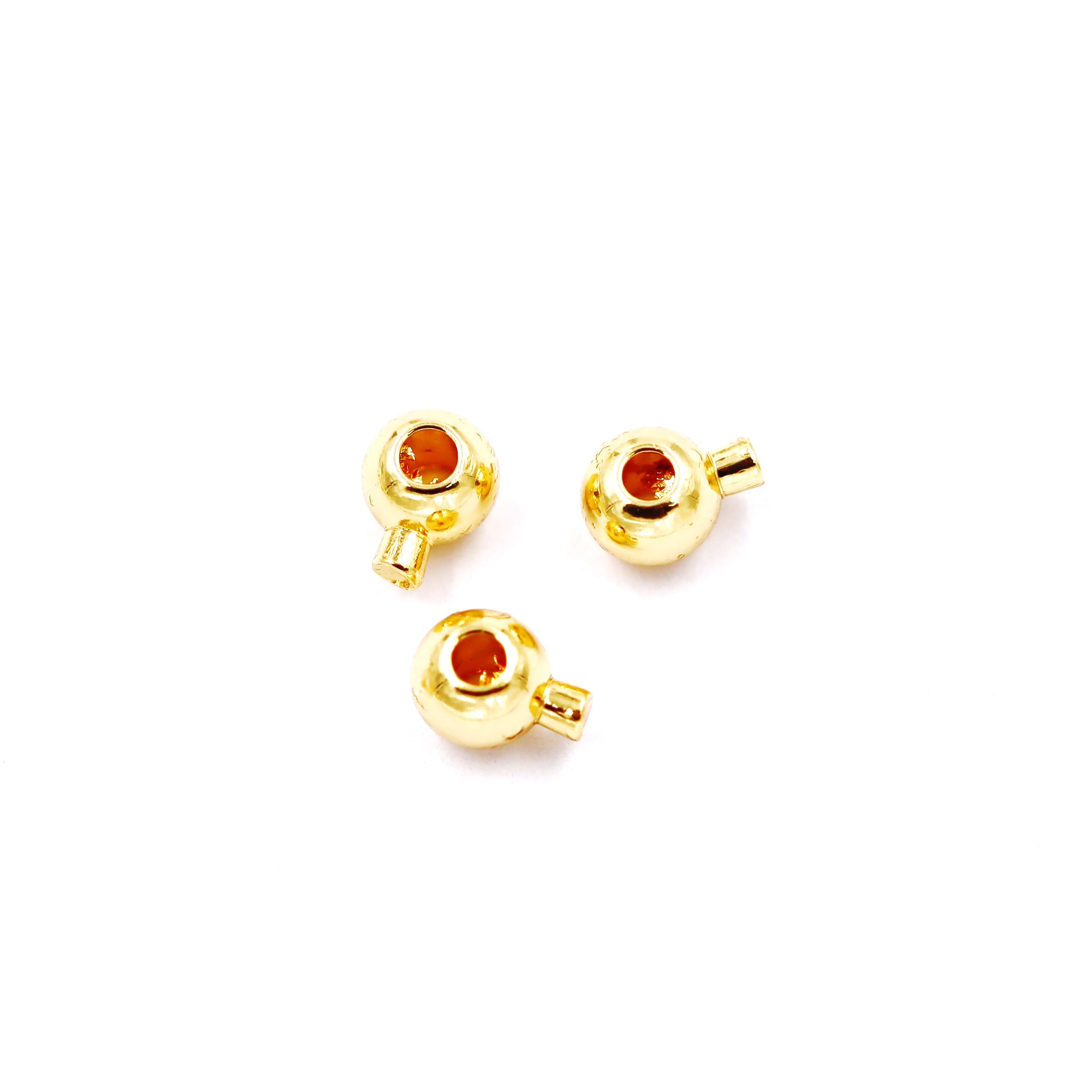 Malahill Excellent Quality Jewelry Accesory 100 Pieces Crimp Beads for Jewelry making, Bracelets and Necklace Closing Artifact 3.2mm=1mm hole