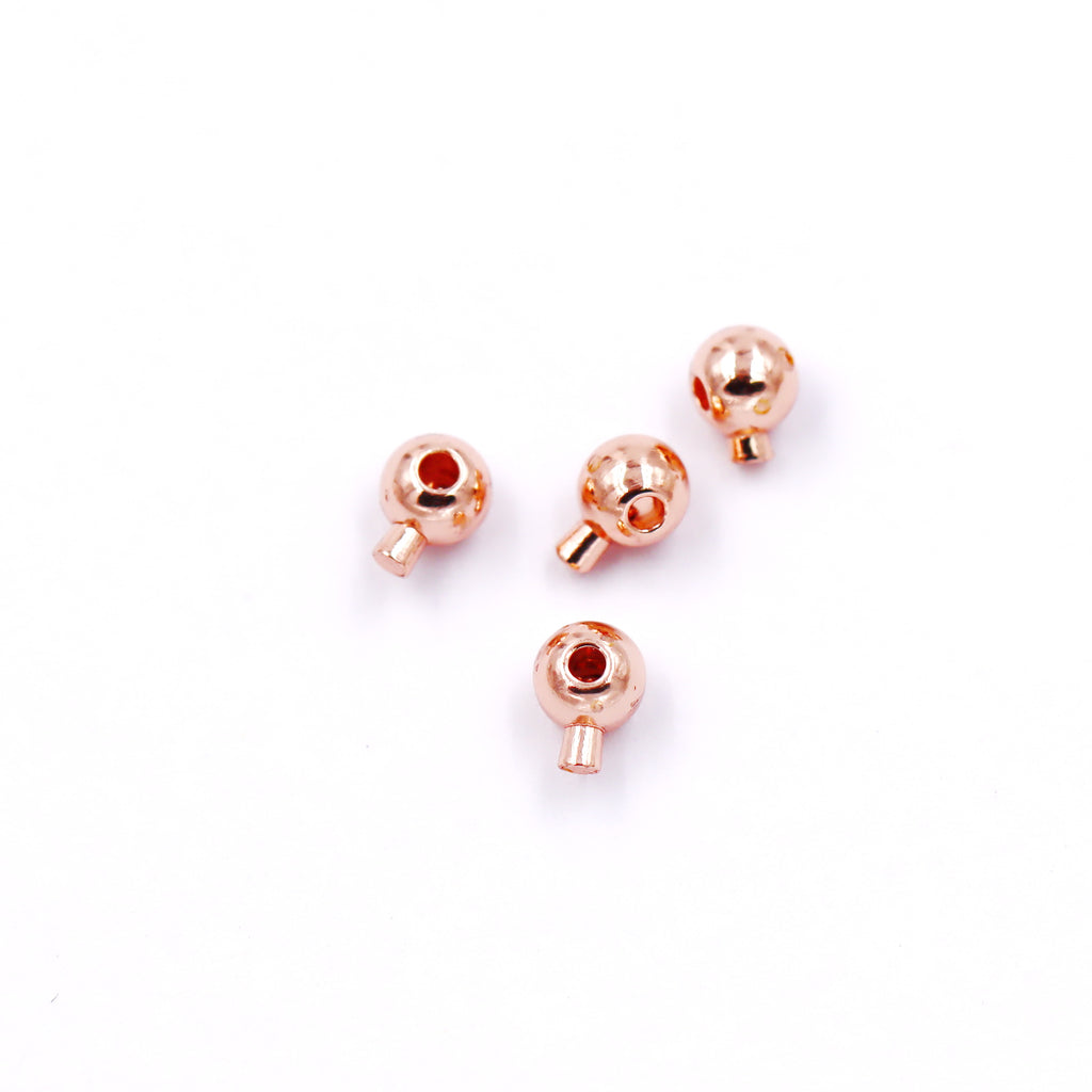 Malahill Excellent Quality Jewelry Accesory 100 Pieces Crimp Beads for Jewelry making, Bracelets and Necklace Closing Artifact 3.2mm=1mm hole