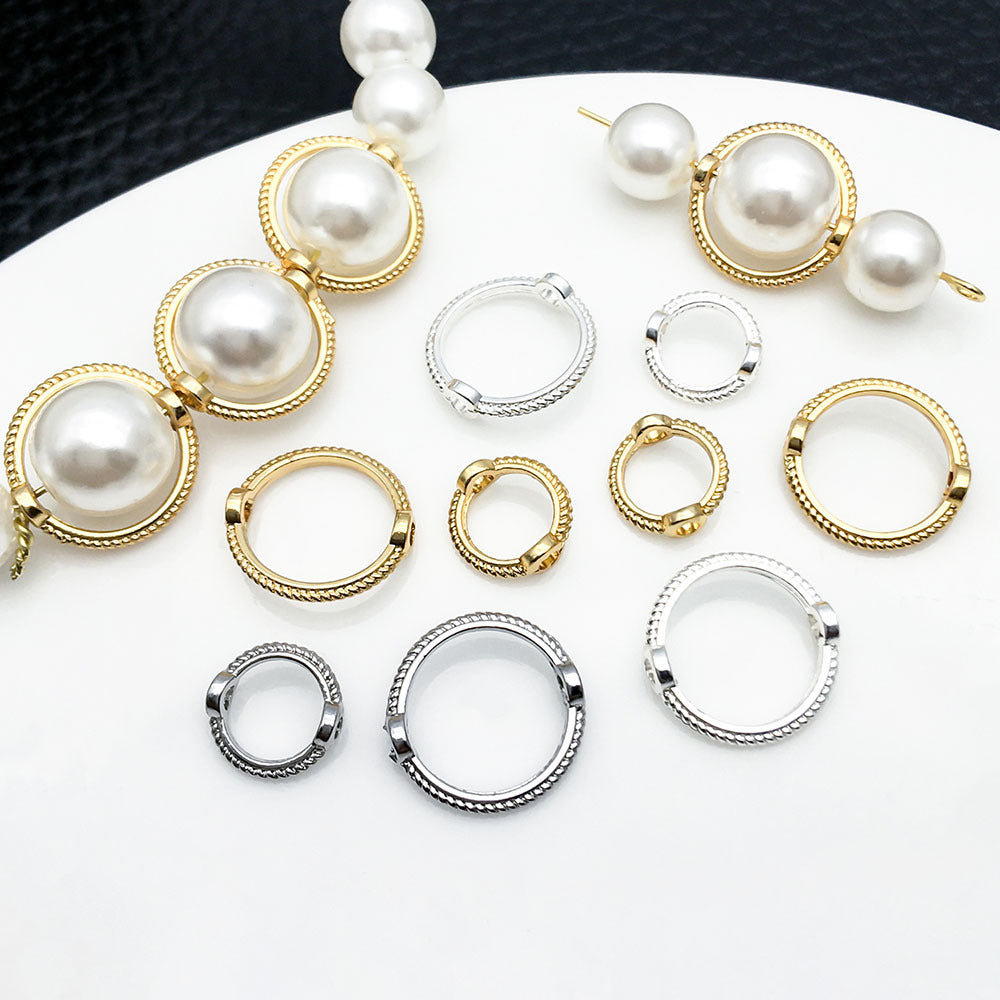 Malahill excellent quality jewelry findings rings for jewelry making 50 pieces