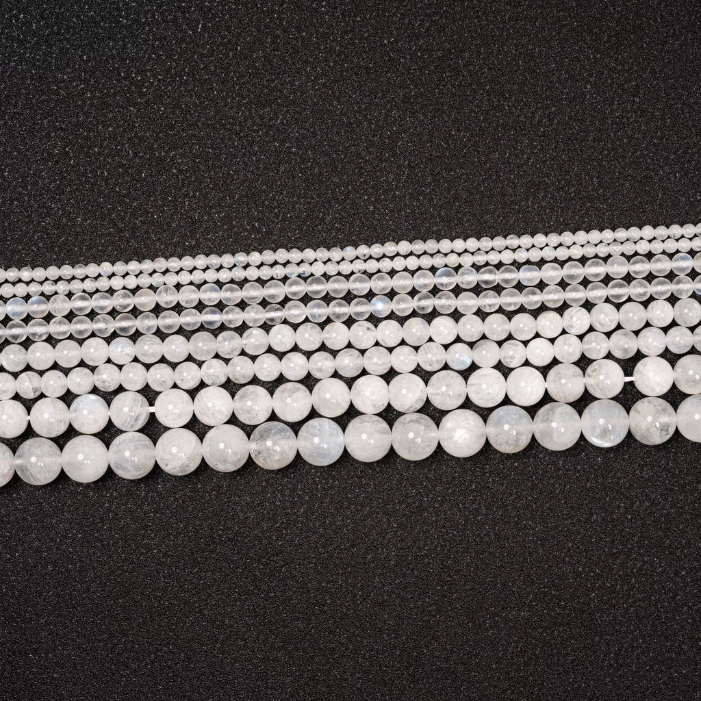 Malahill gemstone beads for jewelry making, sold per bag 5 strands inside, Moonstone A beads
