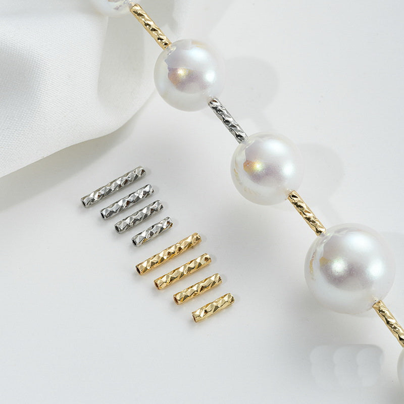 Malahill excellent quality brass tube beads for jewelry making, sold per box 100 pieces inside