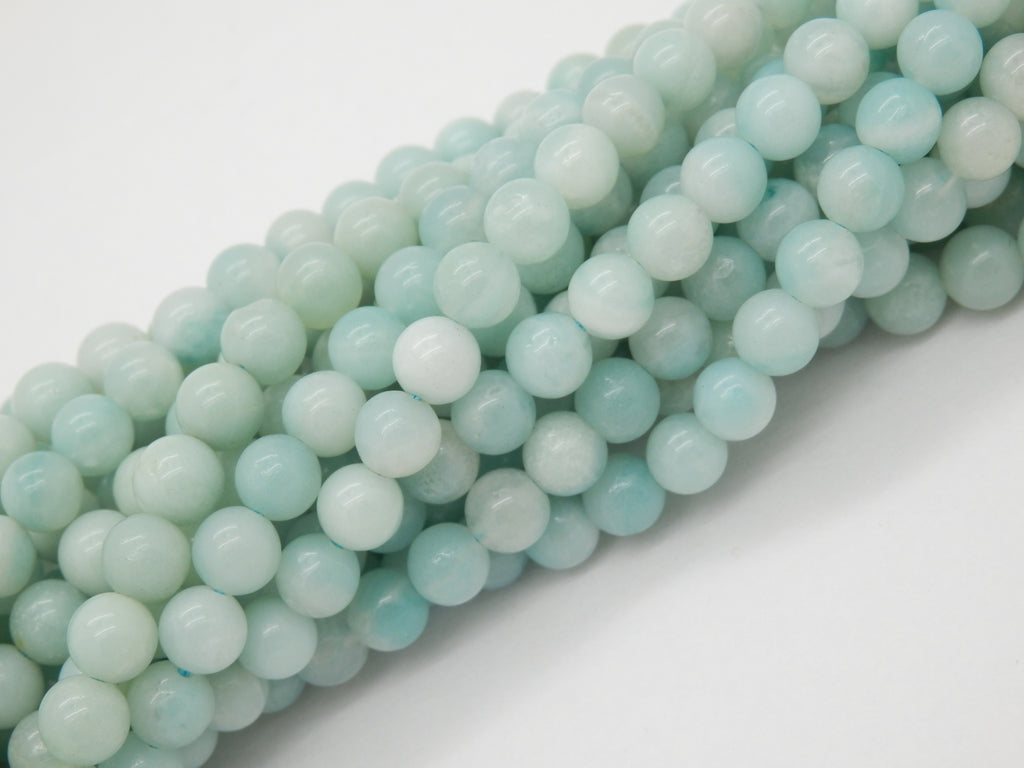 Malahill gemstone beads for jewelry making, sold per bag 5 strands inside, Amazonite beads