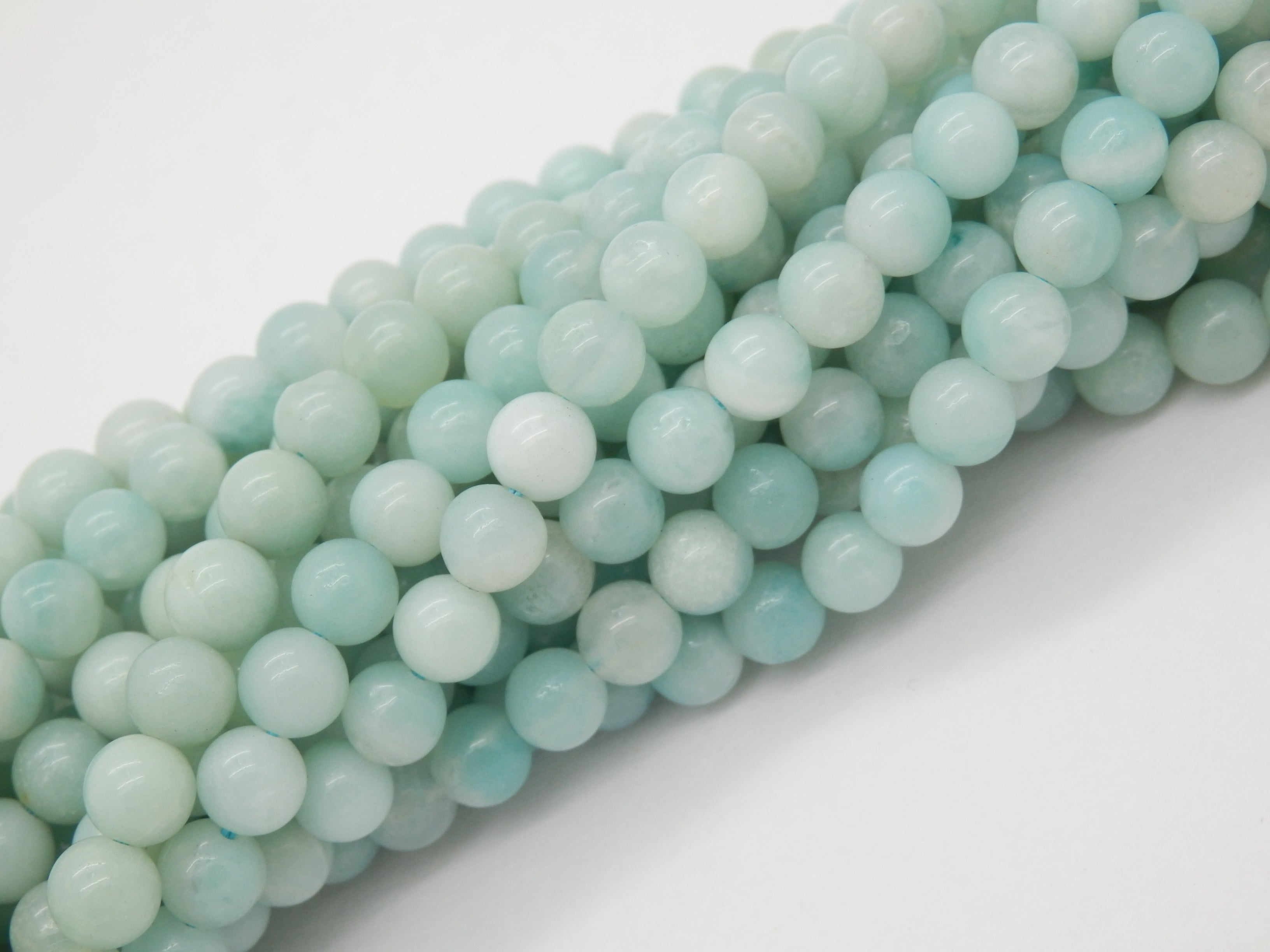 Malahill gemstone beads for jewelry making, sold per bag 5 strands inside, Amazonite beads