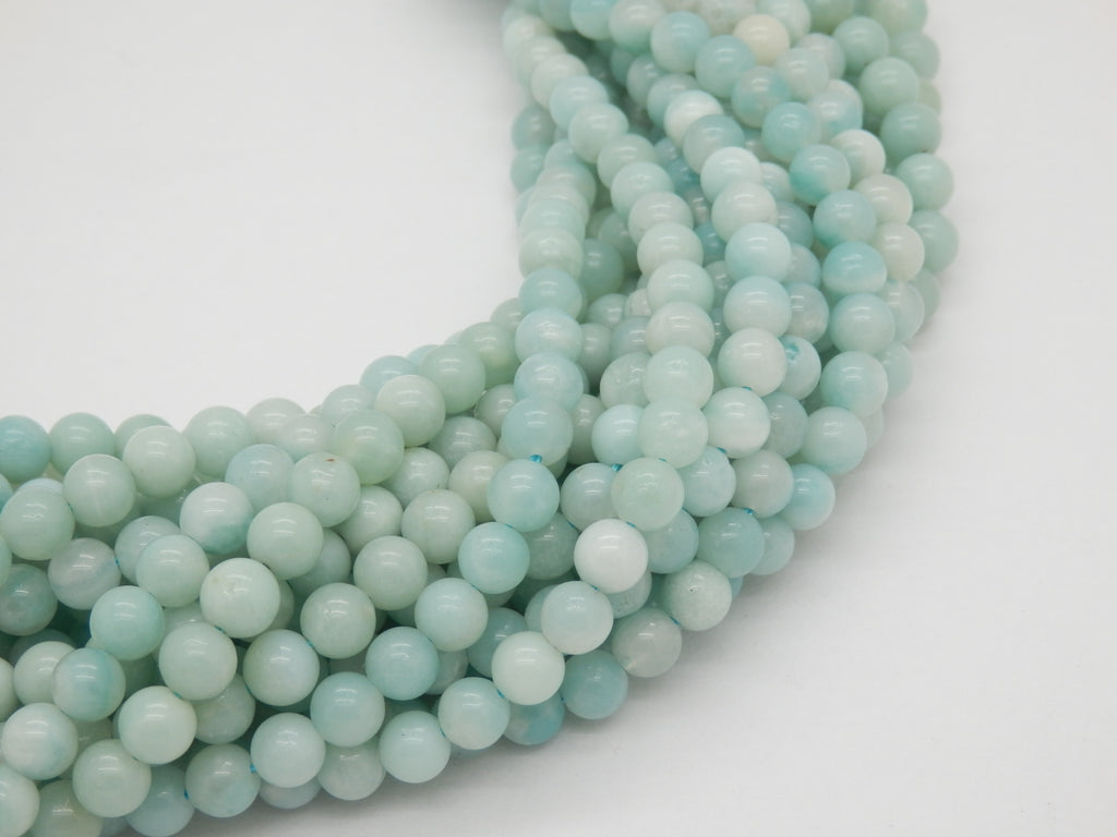 Malahill gemstone beads for jewelry making, sold per bag 5 strands inside, Amazonite beads