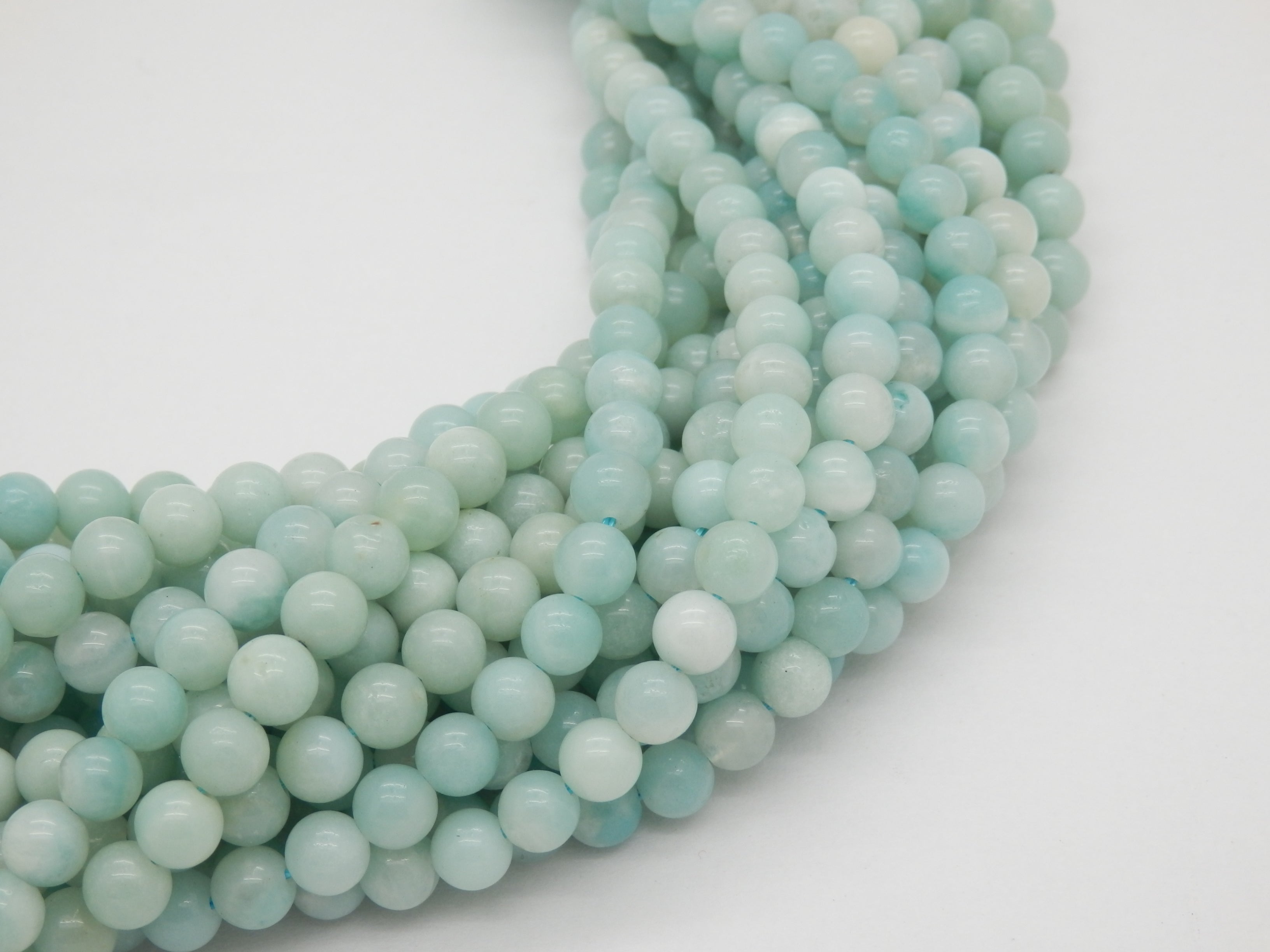 Malahill gemstone beads for jewelry making, sold per bag 5 strands inside, Amazonite beads