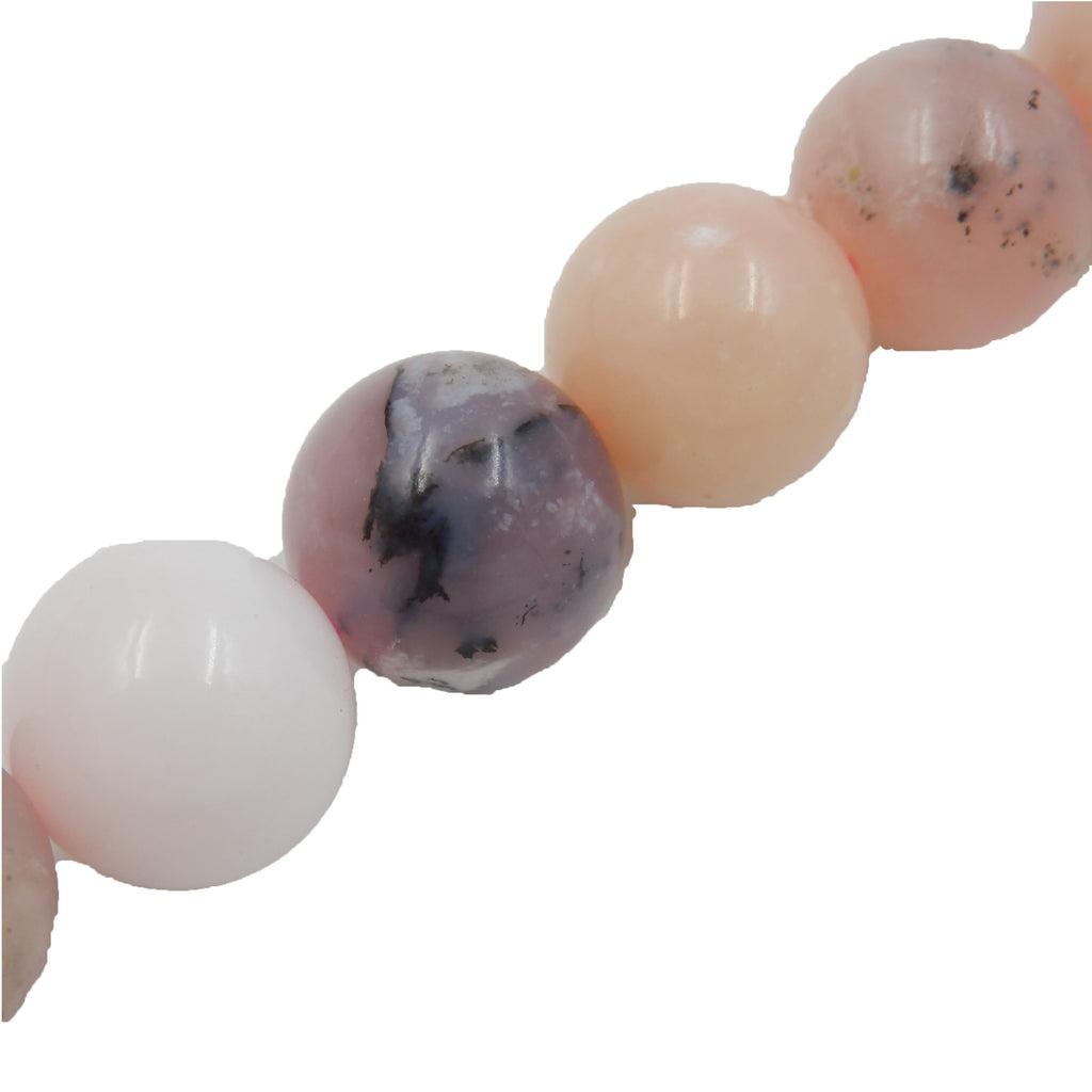 Malahill gemstone beads for jewelry making, sold per bag 5 strands inside, Pink Opal beads