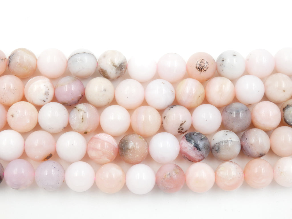 Malahill gemstone beads for jewelry making, sold per bag 5 strands inside, Pink Opal beads