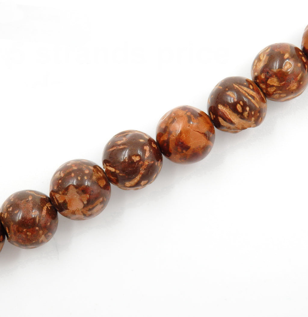 Malahill gemstone beads for jewelry making, sold per bag 5 strands inside, Airslake Jasper beads