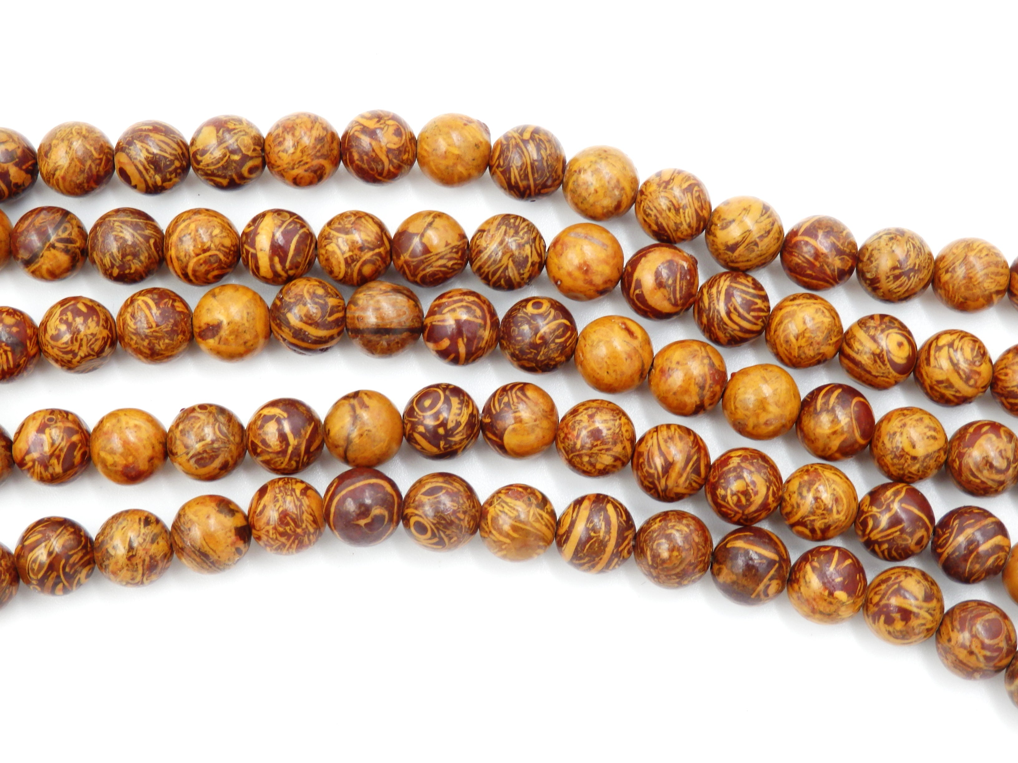 Malahill gemstone beads for jewelry making, sold per bag 5 strands inside, Elephone Skin Jasper beads