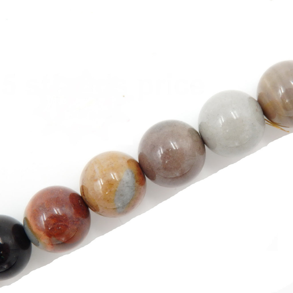 Malahill gemstone beads for jewelry making, sold per bag 5 strands inside, Ocean Jasper beads