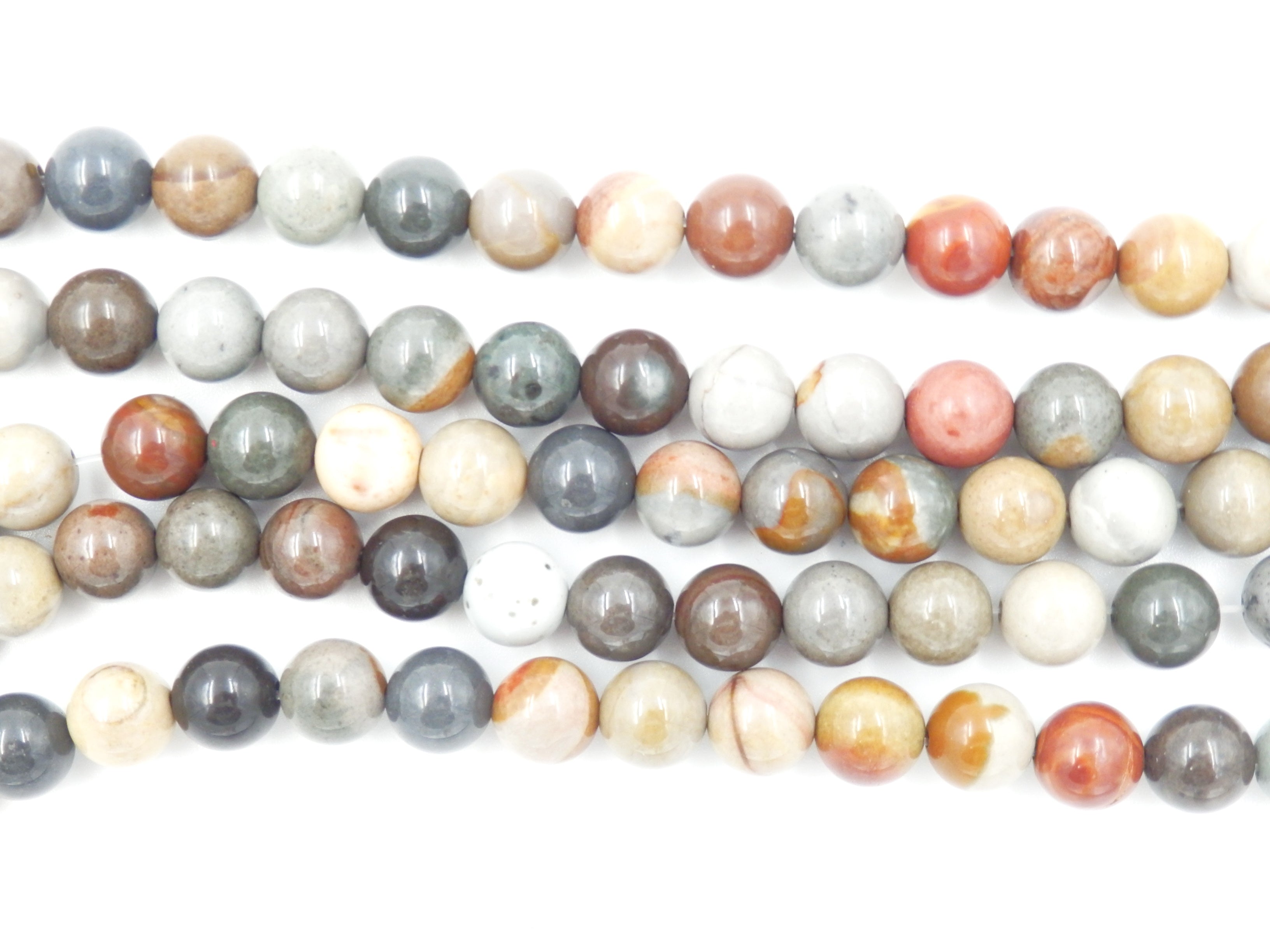 Malahill gemstone beads for jewelry making, sold per bag 5 strands inside, Ocean Jasper beads