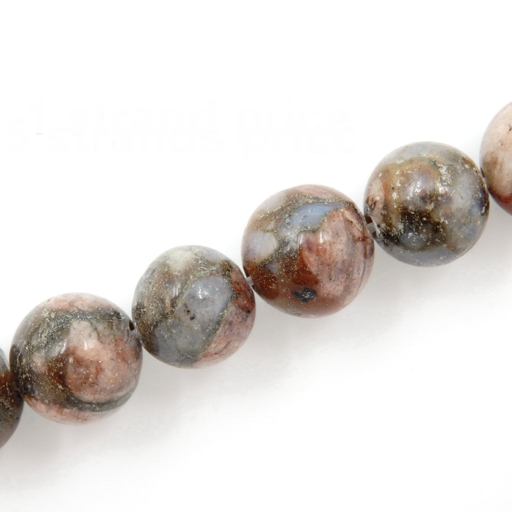 Malahill gemstone beads for jewelry making, sold per bag 5 strands inside, Grey Opal beads