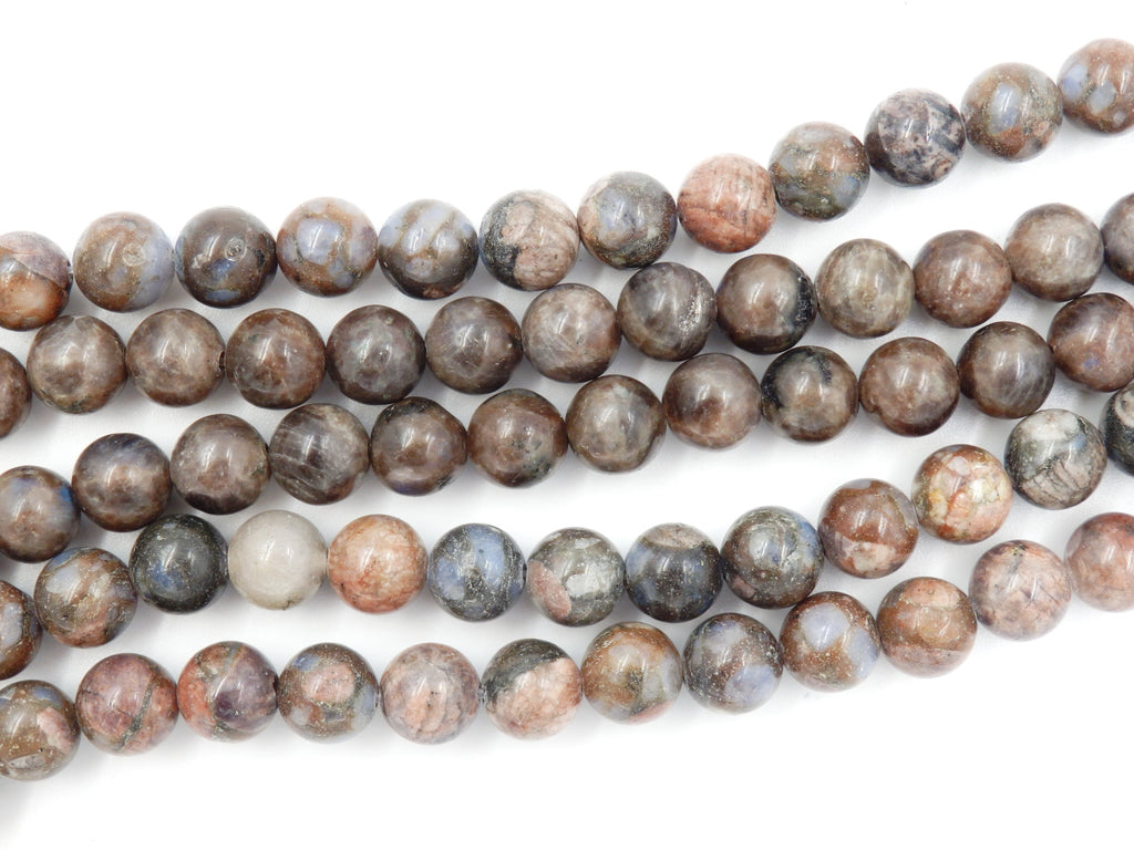 Malahill gemstone beads for jewelry making, sold per bag 5 strands inside, Grey Opal beads