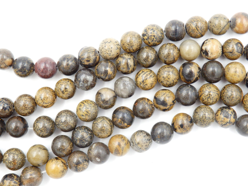 Malahill gemstone beads for jewelry making, sold per bag 5 strands inside, Flower Stone beads