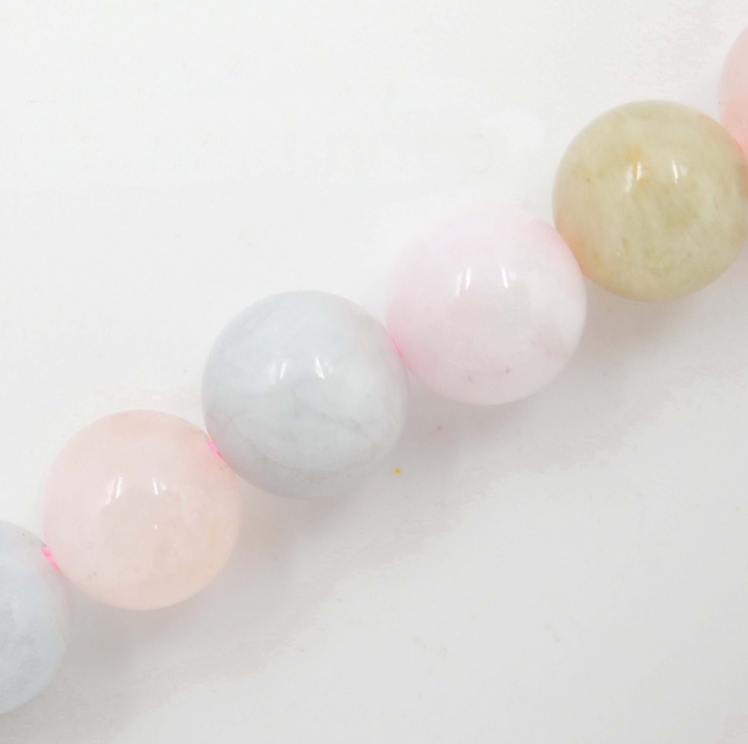 Malahill gemstone beads for jewelry making, sold per bag 5 strands inside, Morganite beads