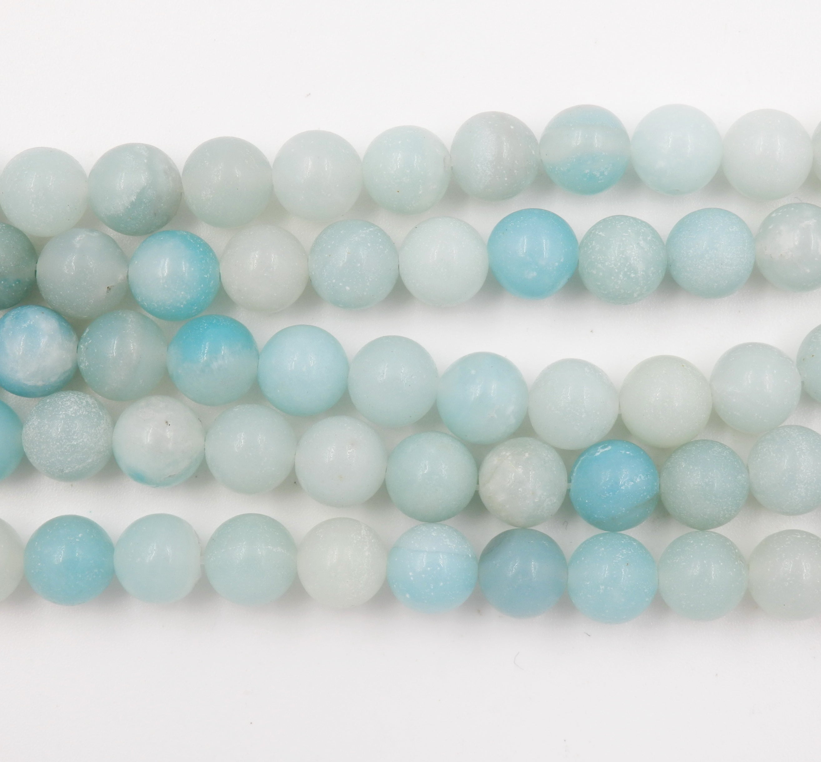Malahill gemstone beads for jewelry making, sold per bag 5 strands inside, Multi-color Amazonite beads