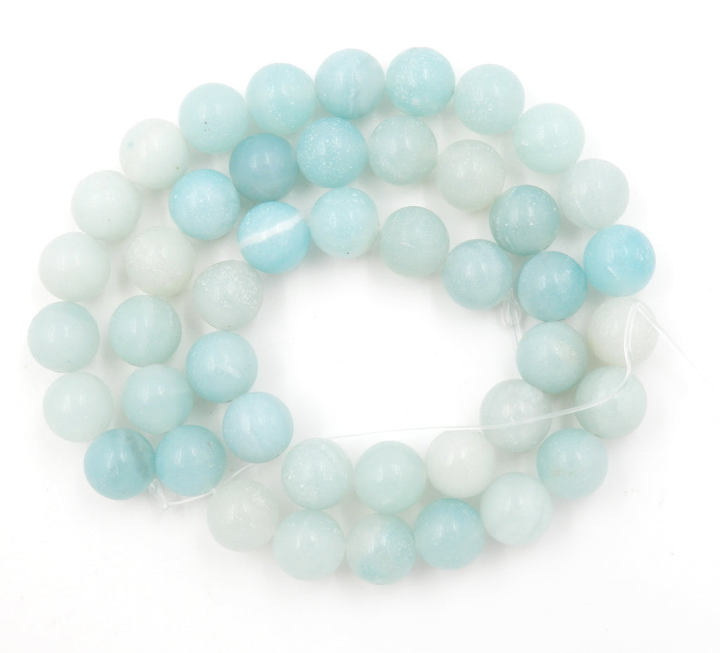 Malahill gemstone beads for jewelry making, sold per bag 5 strands inside, Multi-color Amazonite beads