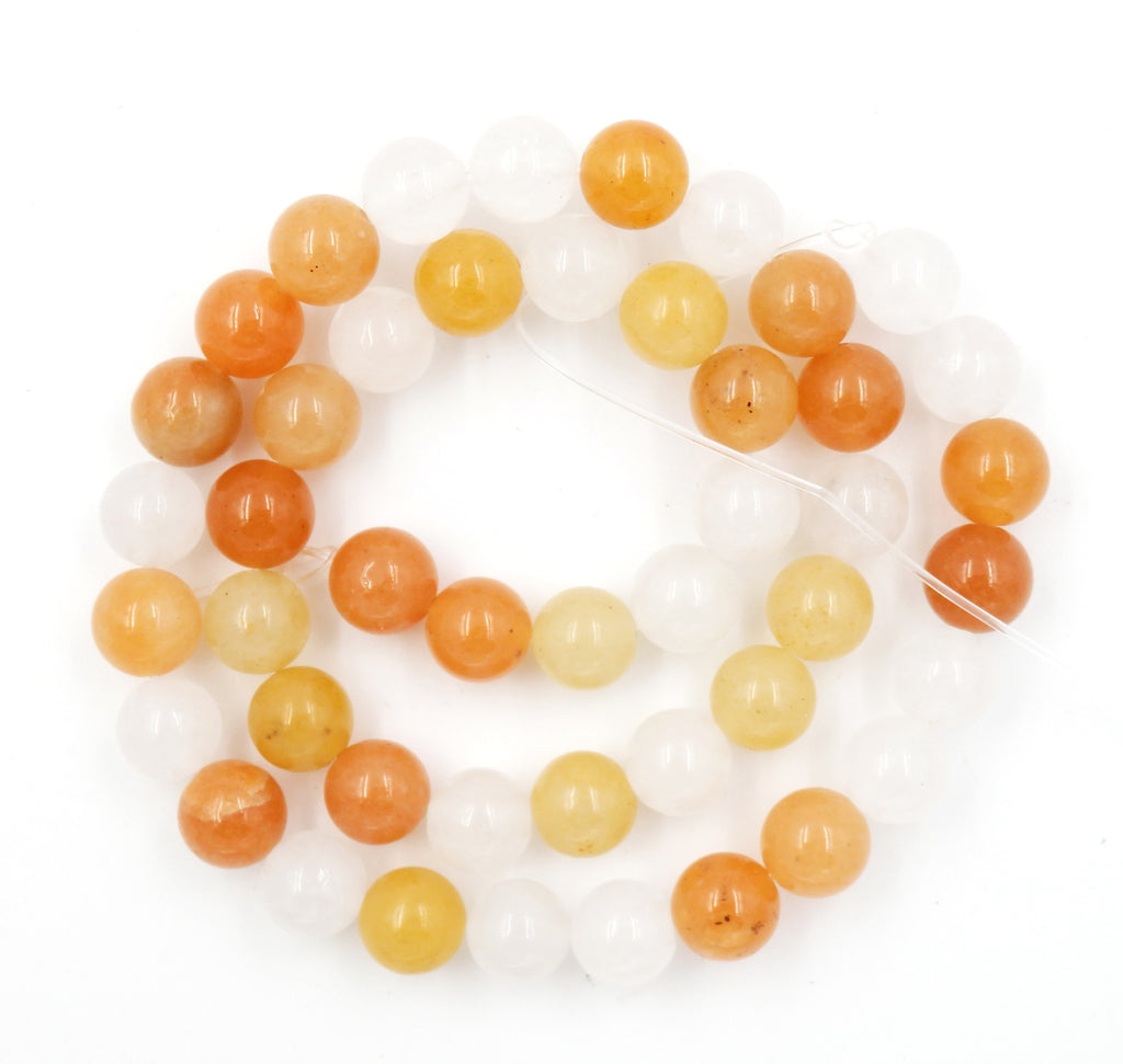 Malahill gemstone beads for jewelry making, sold per bag 5 strands inside, Mix-color Jade beads