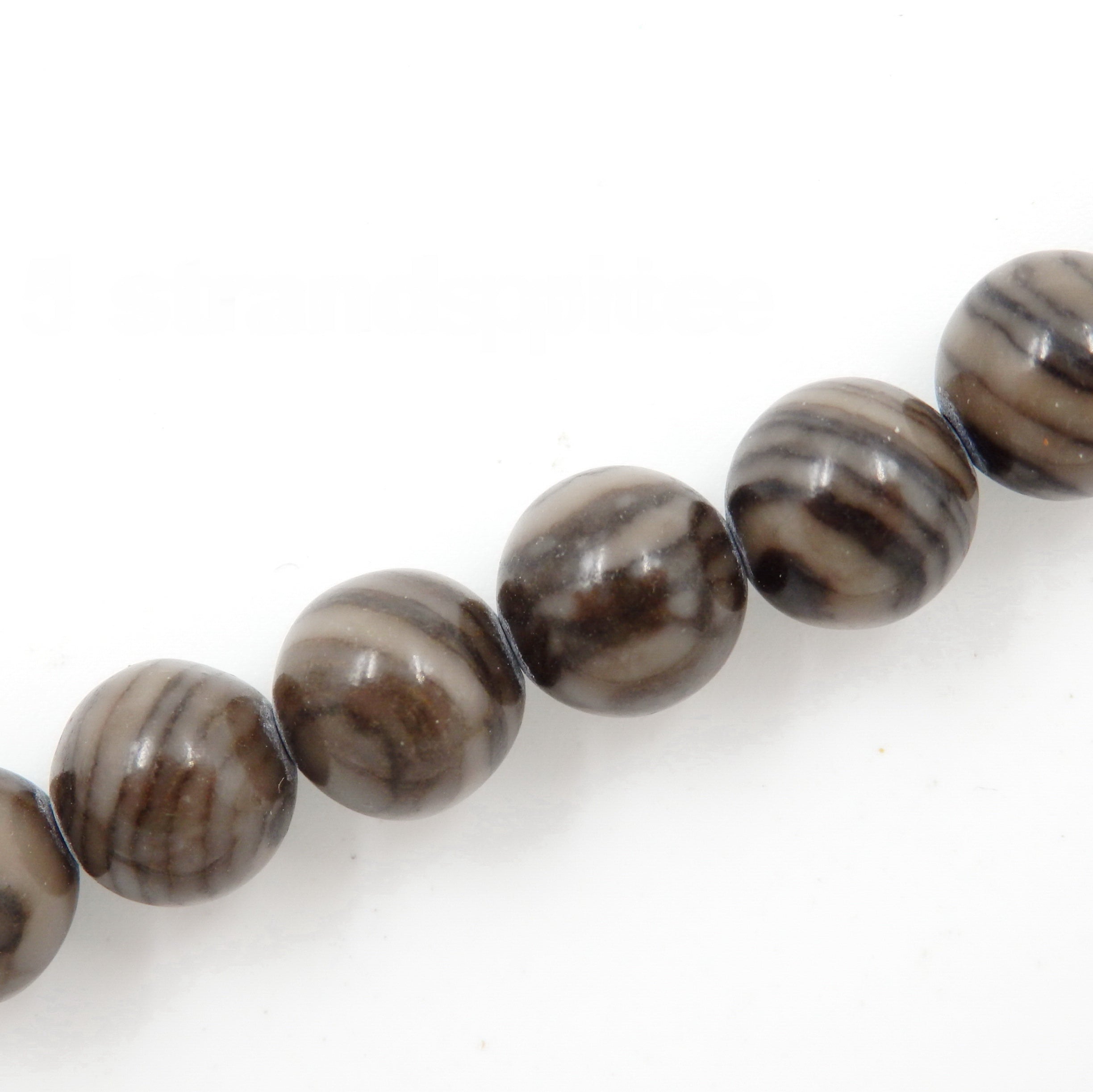 Malahill gemstone beads for jewelry making, sold per bag 5 strands inside, Grey Sandalwood Fossil beads